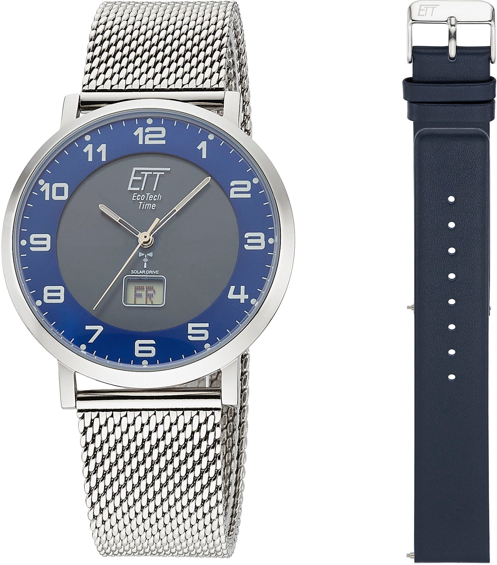 ETT Funkuhr Atacama EGS-11621-32MS, (Set, 2-tlg., mit Wechselband aus Leder günstig online kaufen