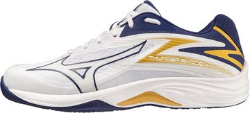 Mizuno THUNDER BLADE Z(U) WHITE/BLUERIBBON/MP GOLD Hallenschuh