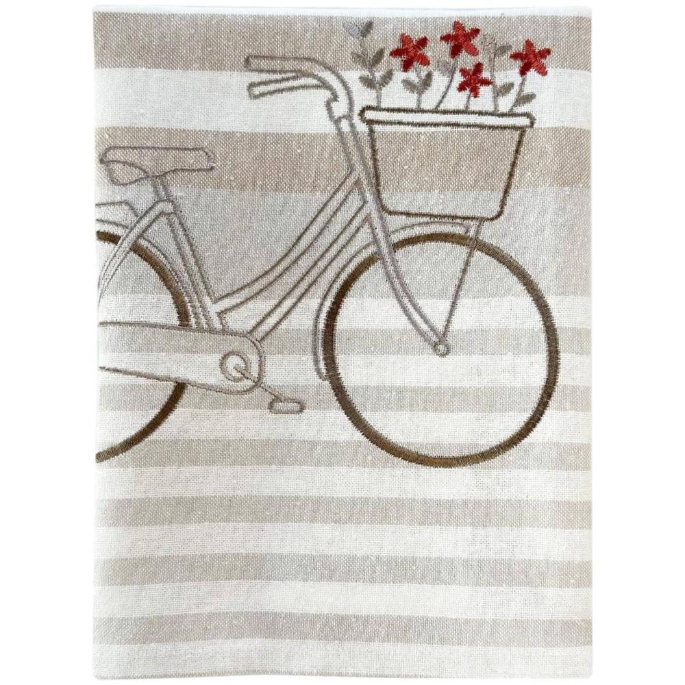 Grubentuch Geschirrtuch von Grubentuch aus der Landlust Kollektion - Blumenfahrrad