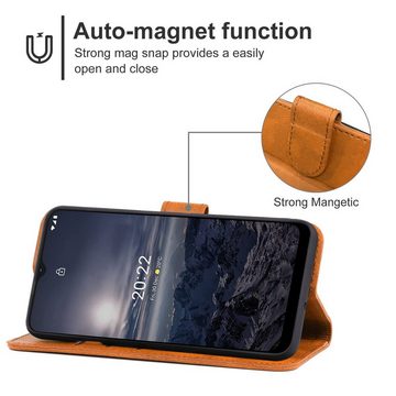 König Design Handyhülle Nokia G21 / G11, Schutzhülle Schutztasche Case Cover Etuis Wallet Klapptasche Bookstyle