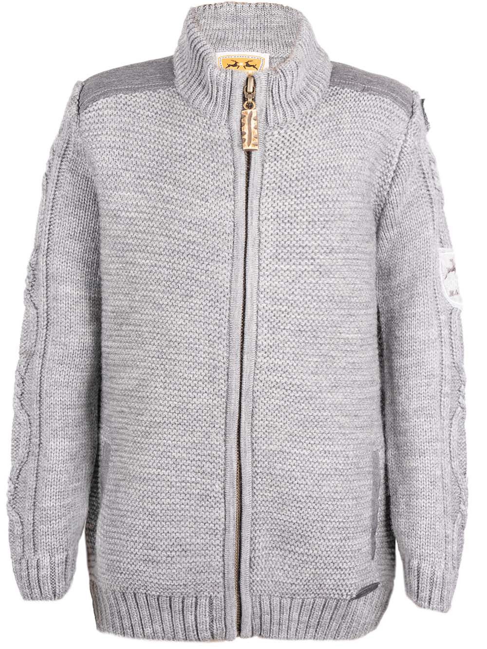 Maddox Strickjacke Strickjacke Wengen Kinder grau