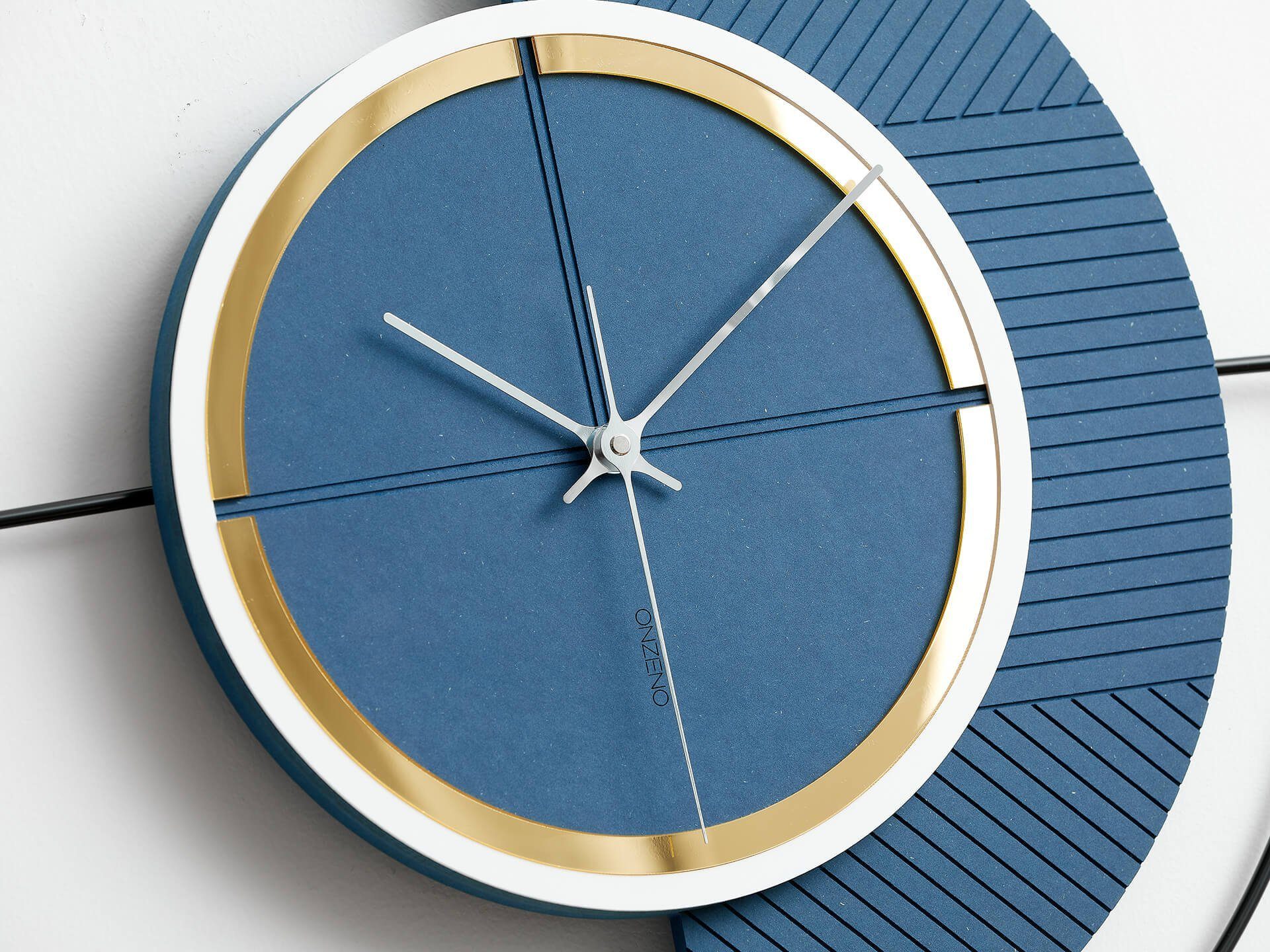 PASSENGER. THE ONZENO 54.5x50x1.4 Wanduhr cm (handgefertigte Design-Uhr)