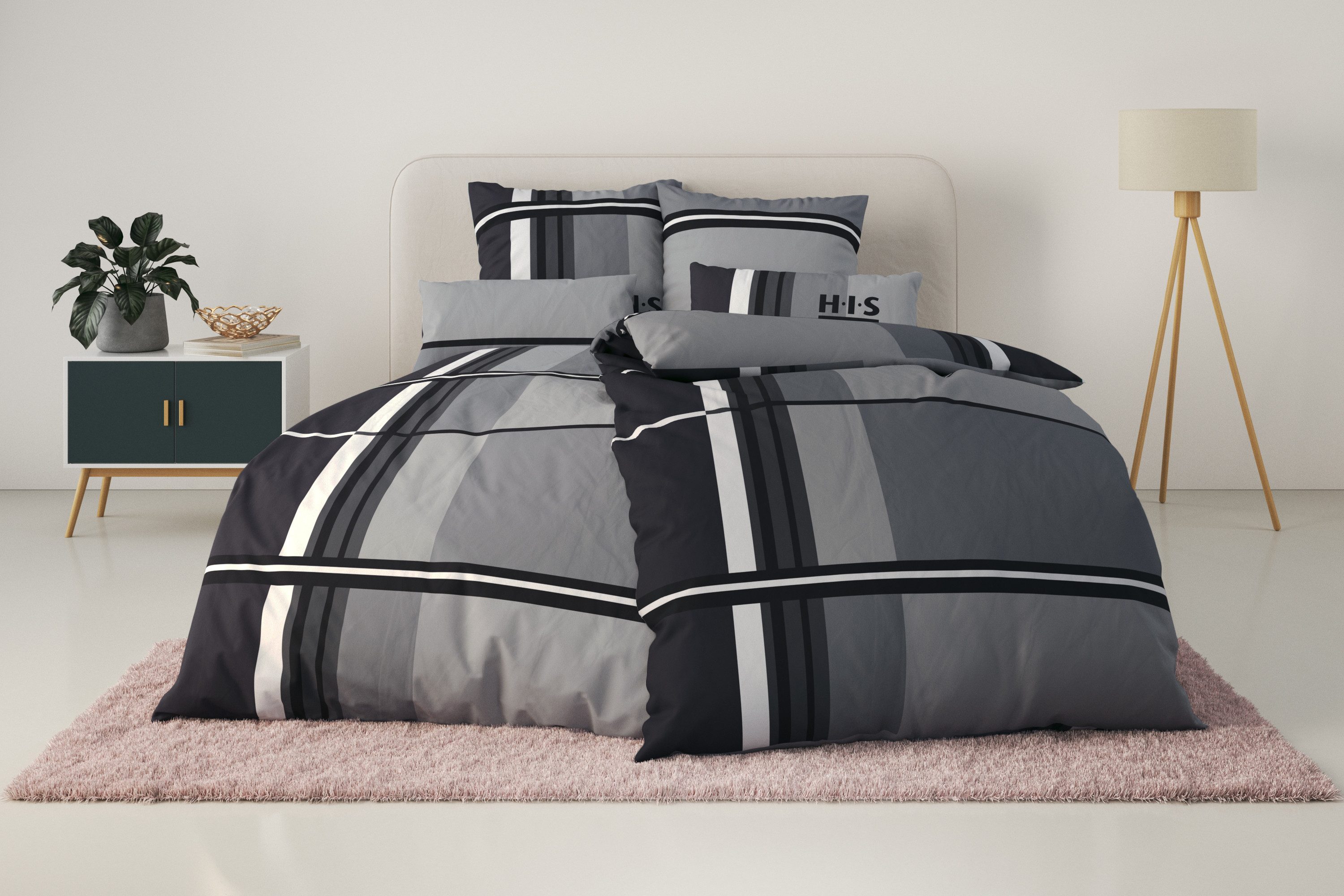 H.I.S Bettwäsche Cassia, Linon, 2 teilig, günstig online kaufen