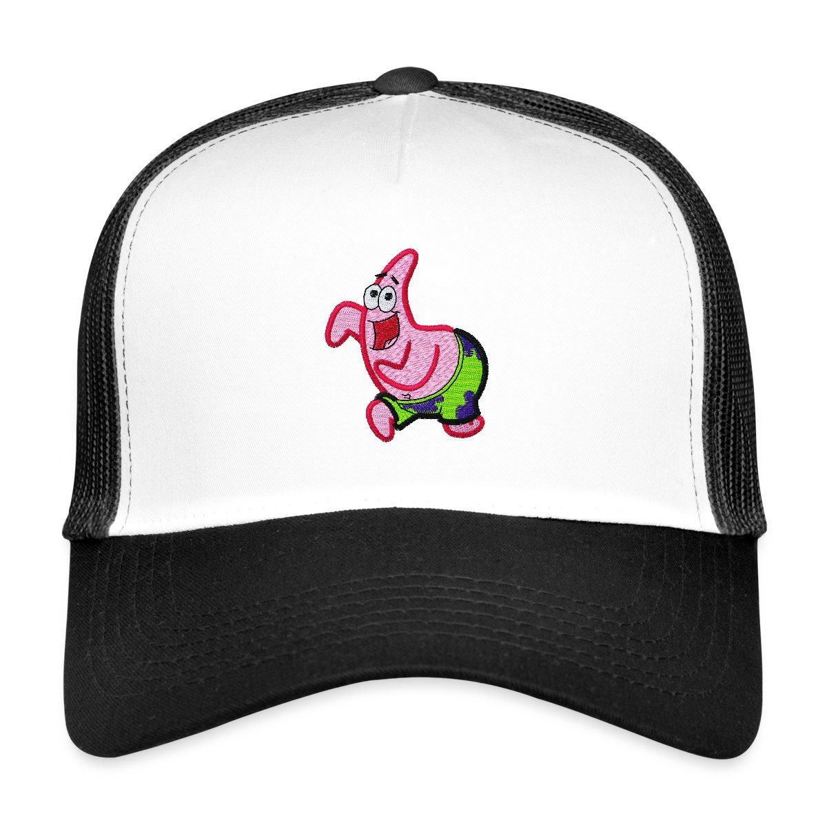 Trucker Cap SpongeBob Schwammkopf Patrick Star Stick-Motiv Trucker Cap