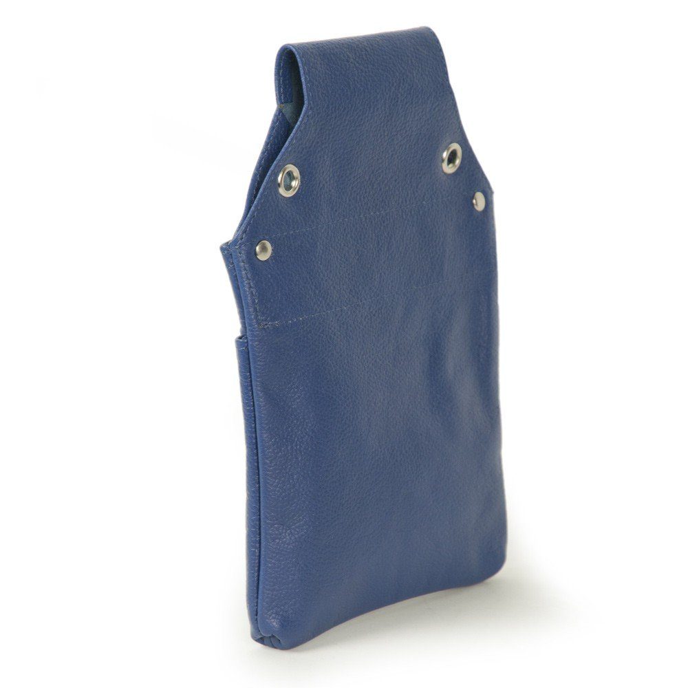 Hamosons Kellnerbörse Profi Kellnerholster, Kellnerhalfter Azur-Blau, Nappa-Leder, Hamosons