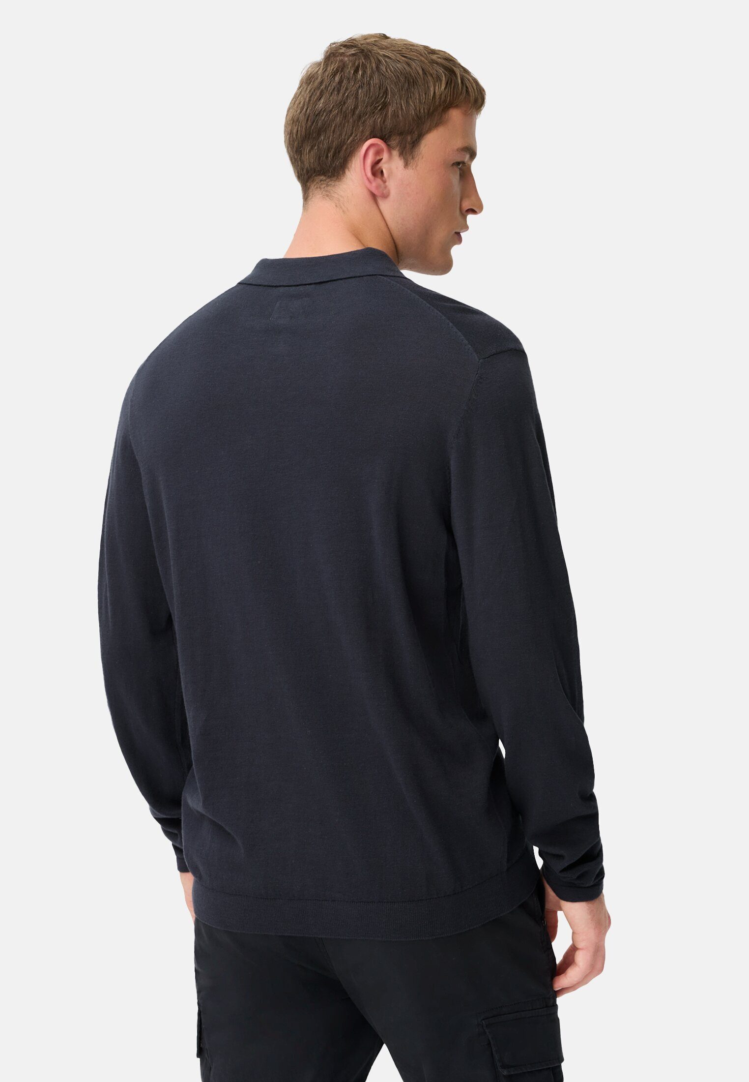 camel active Poloshirt aus reiner Baumwolle Langarm Polo Shirts_Langarm-Pol günstig online kaufen