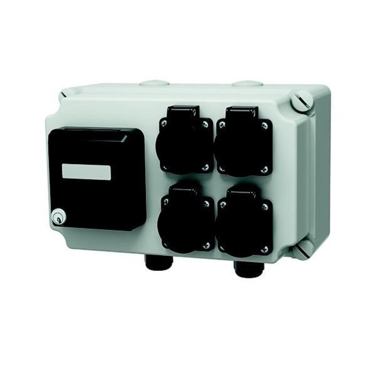 Mennekes Elektroauto-Ladestation Mennekes Steckdosen-Kombination 25748