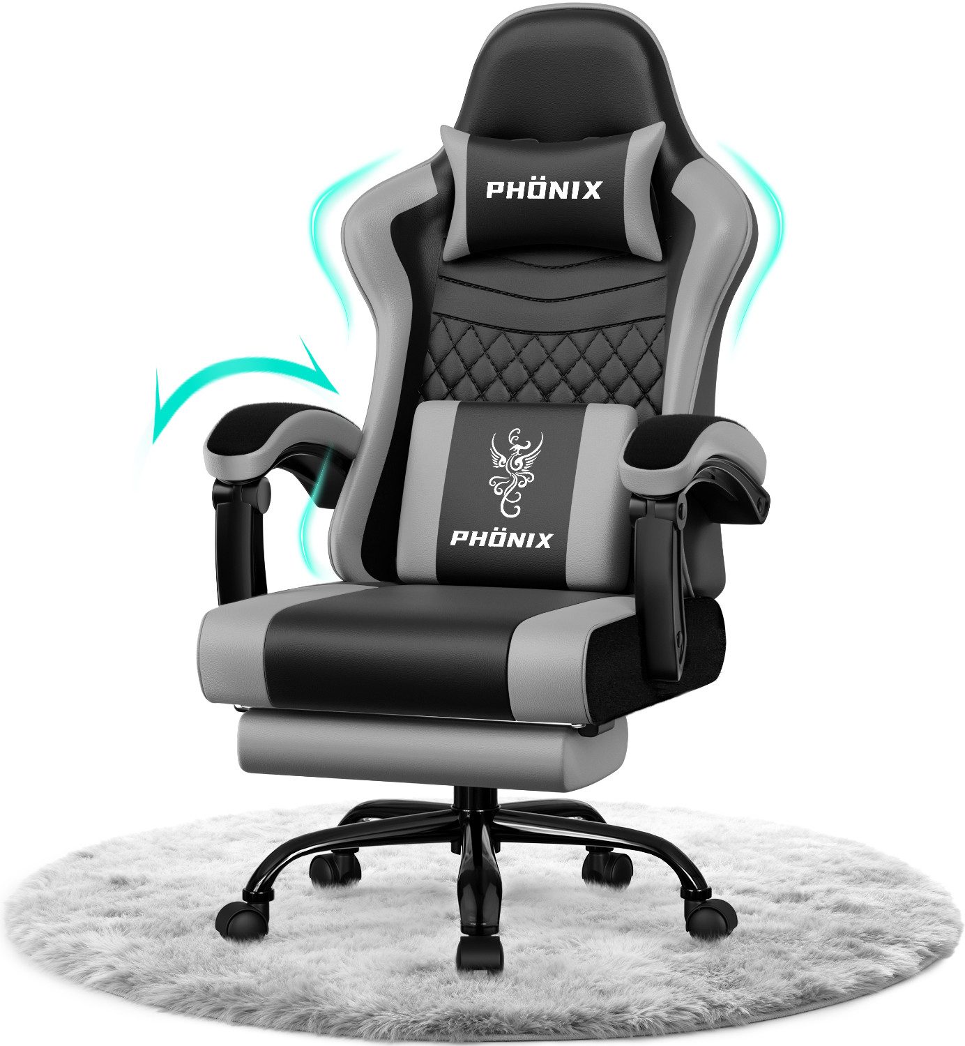 Adormii Gaming-Stuhl Gaming Stuhl ergonomisch Gaming Chair Bürostuhl verste günstig online kaufen
