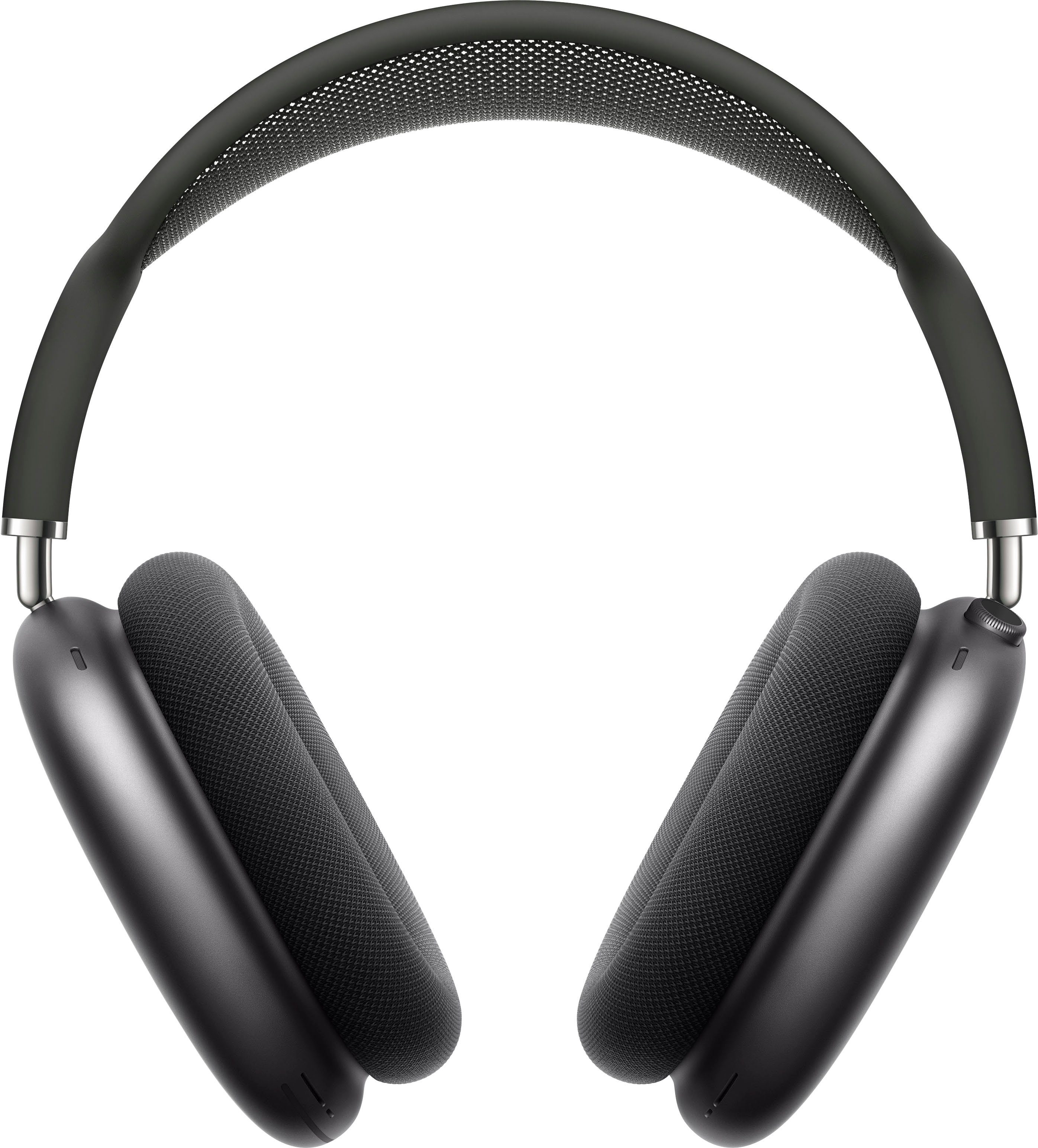 Over-Ear-Kopfhörer Steuerung und Apple Bluetooth) Cancelling für integrierte kompatibel Space Musik, Grau Sprachsteuerung, Max Siri, Rauschunterdrückung, Anrufe mit Noise Siri, (ANC), (Active AirPods Transparenzmodus,