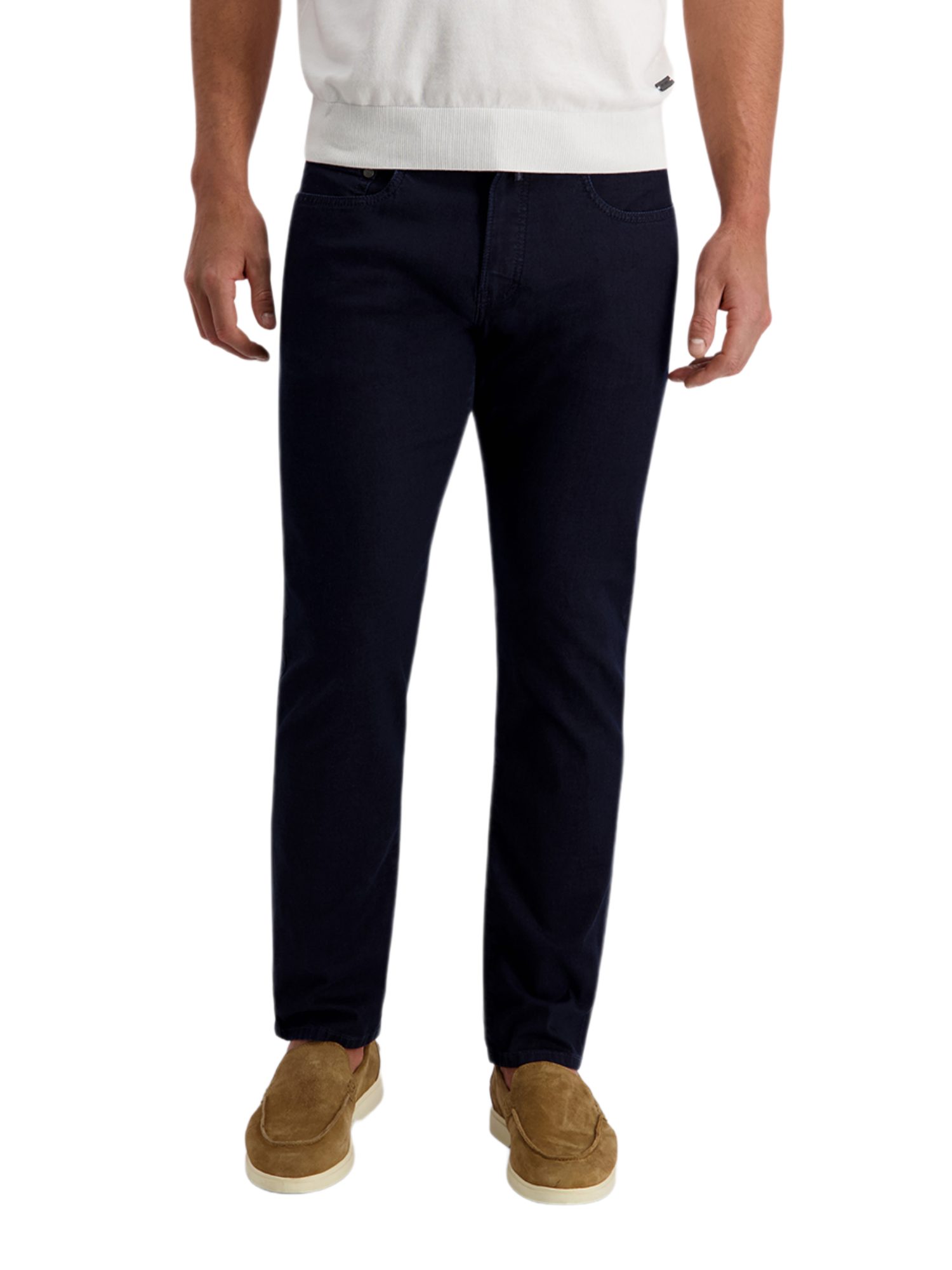 Pierre Cardin 5-Pocket-Jeans blau,Casual,Baumwolle,Unifarben,Straight Leg,Mittel