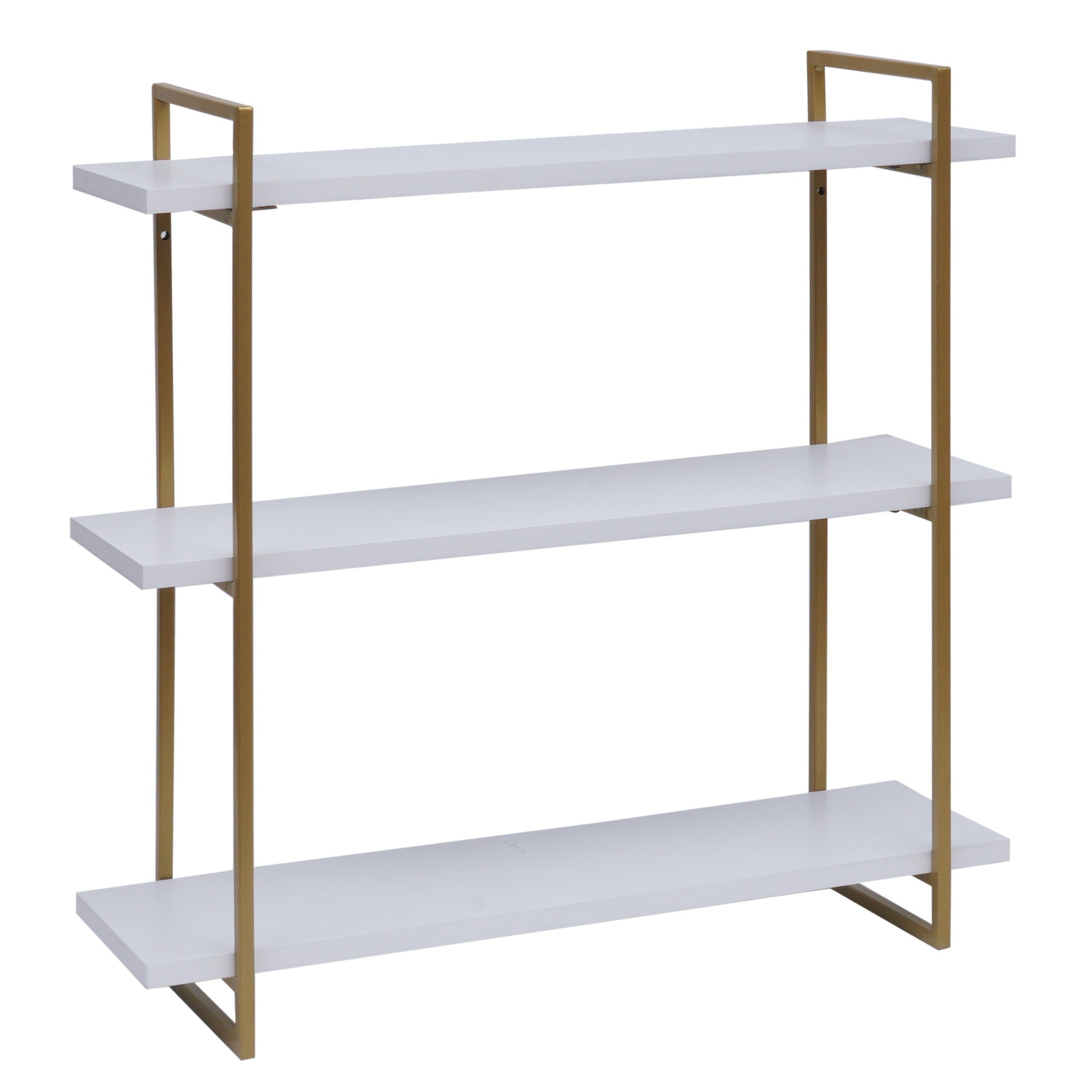 MCW Wandregal MCW-K78-W, Drei Regalböden, Industriedesign günstig online kaufen