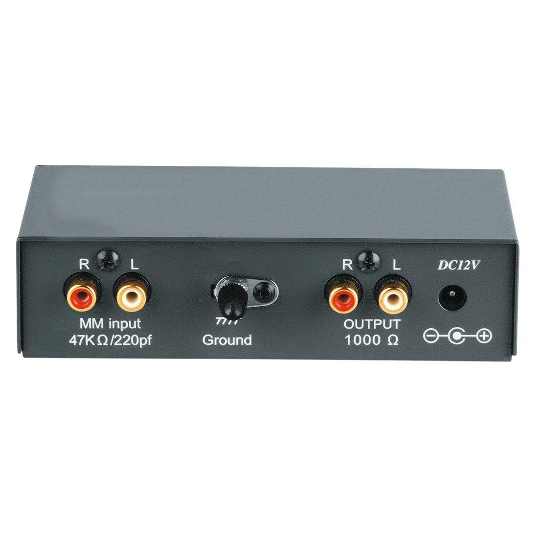 Aux-IN/CD/Line-IN/MD-IN) Netzgerät 230 Stereo-Phono-Vorverstärker Hama Vorverstärker PA506, V/50 (Gewandelte Eingänge: m.