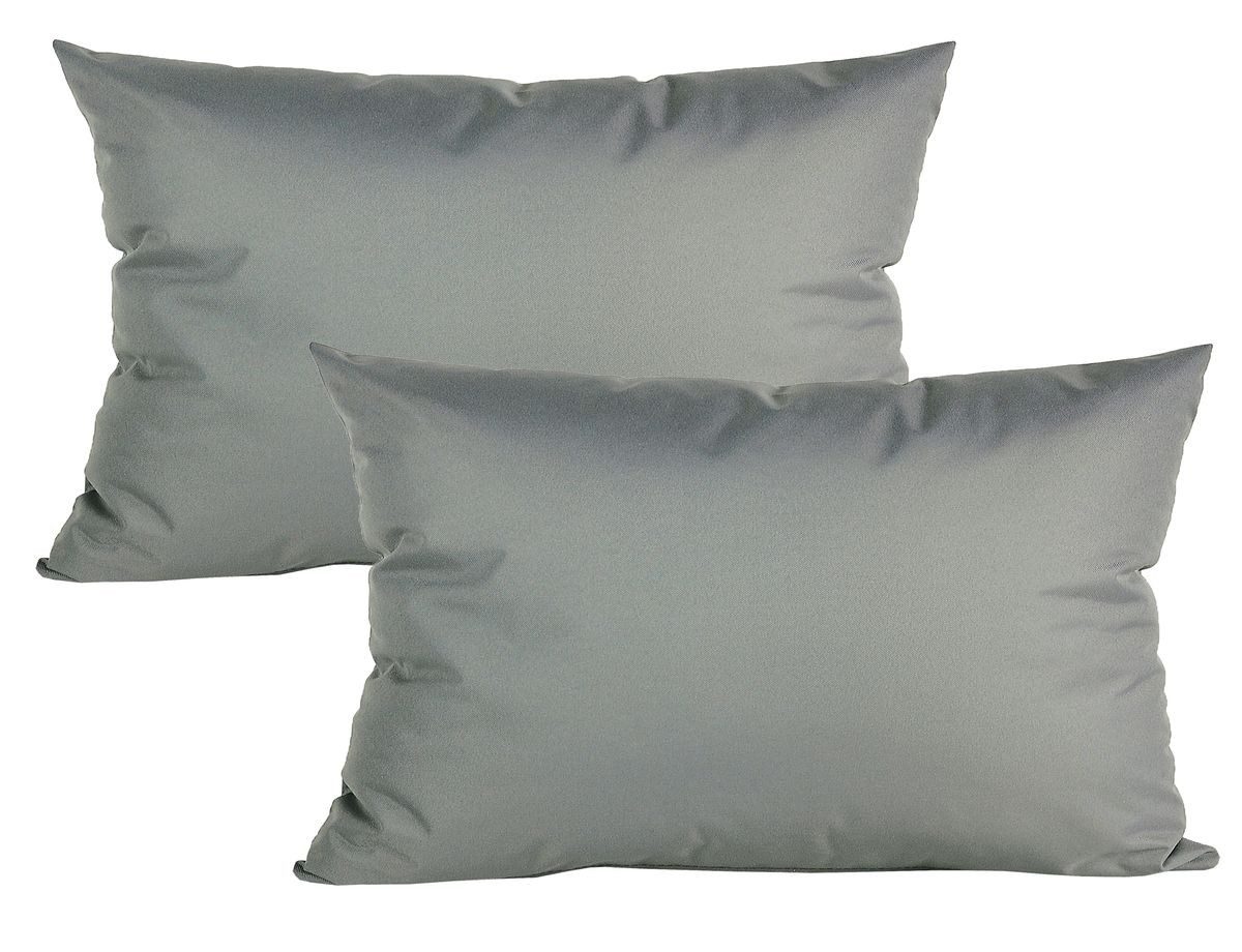 JACK Kissenbezüge 2er Set 40x60cm Outdoor Wasserfest, (2 Stück), 2x Kissenhülle, strapazierfähig, wasserabweisend, Innen & Außen