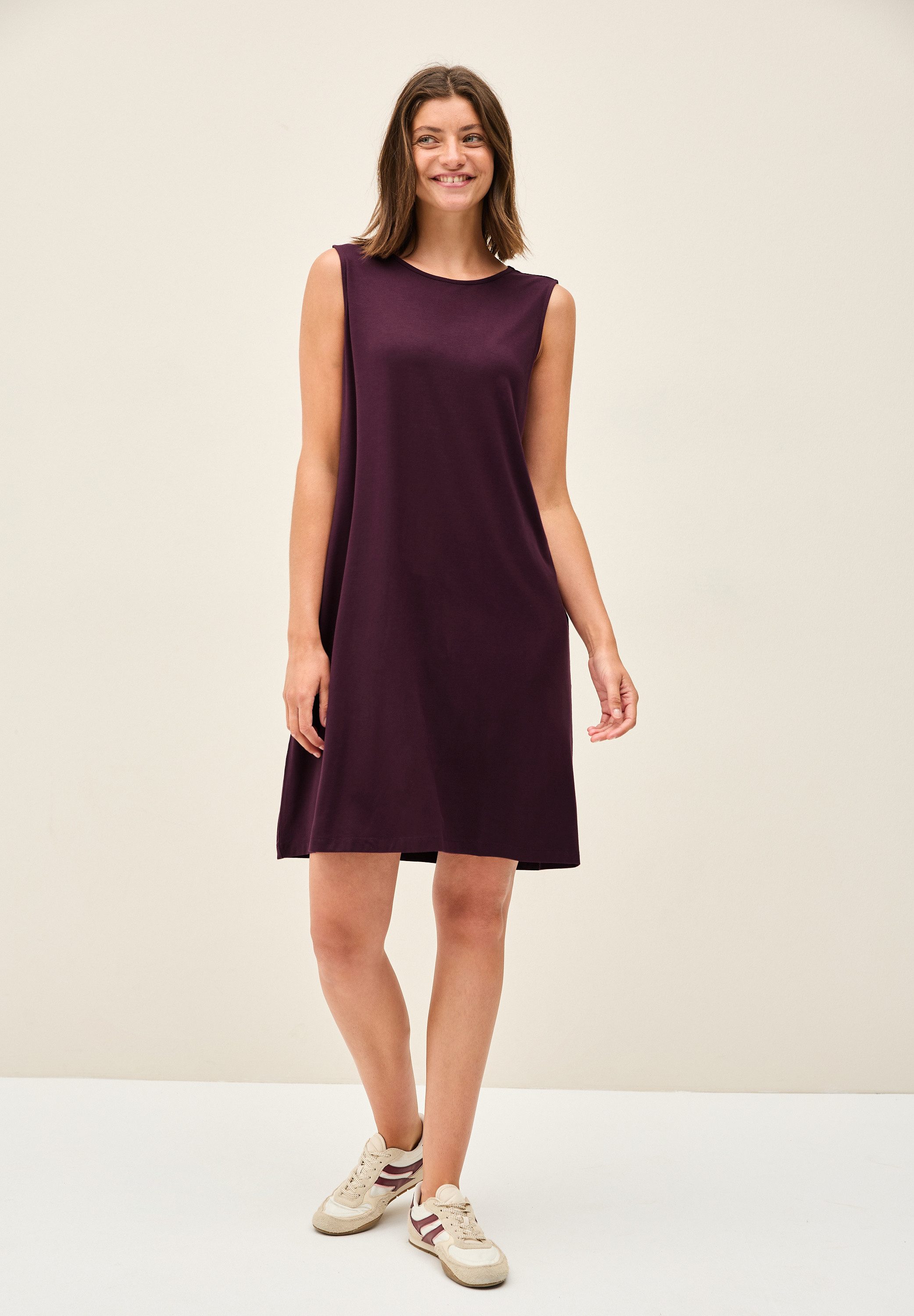 CECIL Jerseykleid in Unifarbe