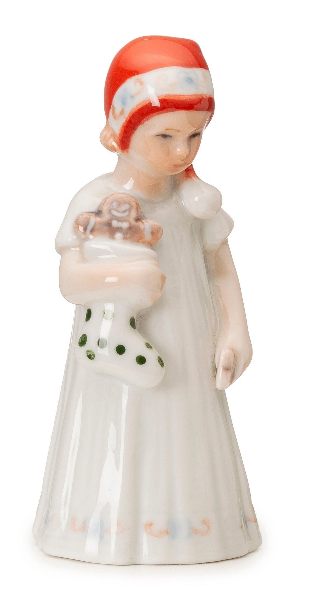 ROYAL COPENHAGEN Dekofigur Royal Copenhagen Weihnachten 'Elsa mit Mini-Socke - weiß'