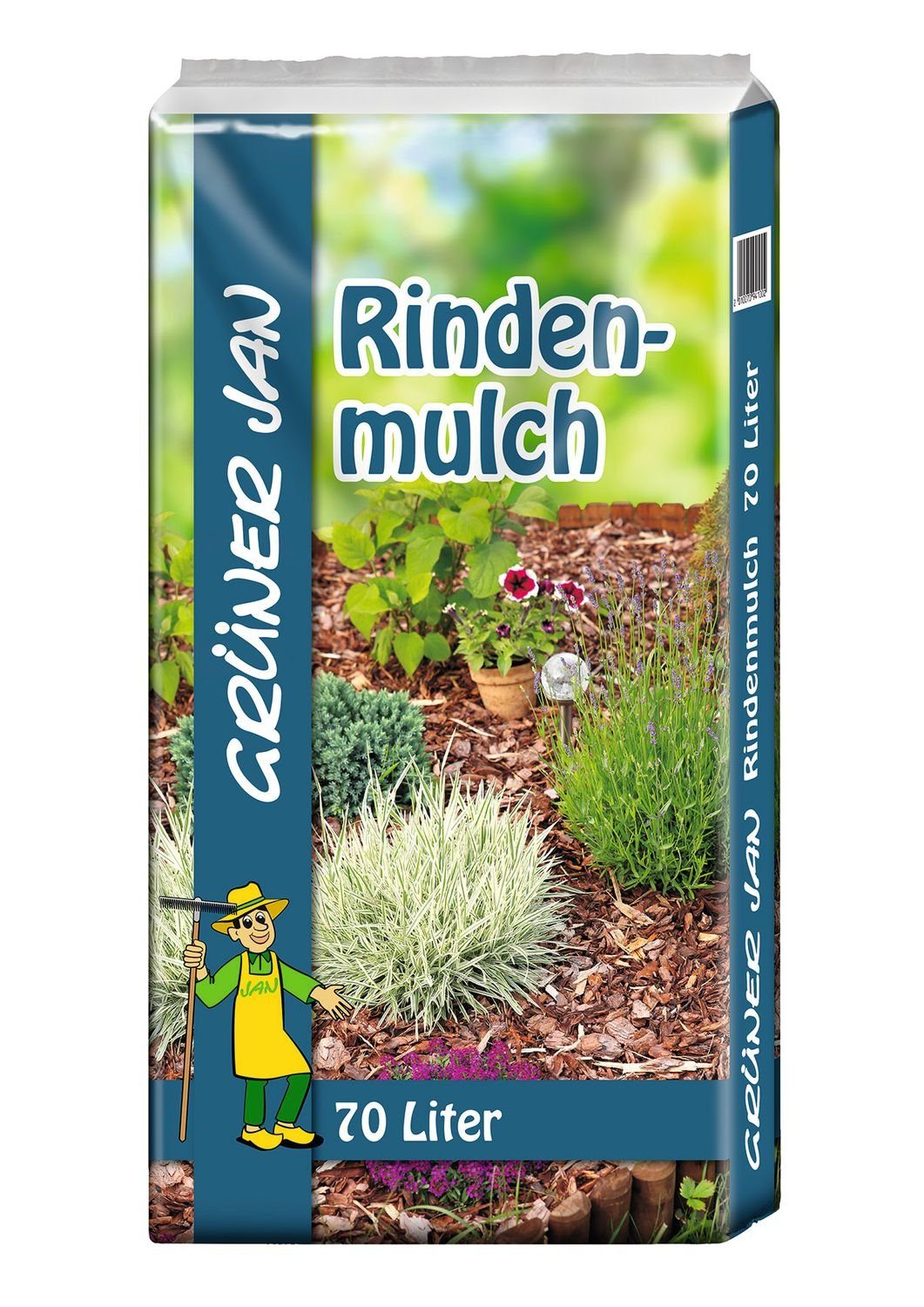 BURI Rindenmulch Hackschnitzel Holzschnitzel Rindenmulch Mulch 70L