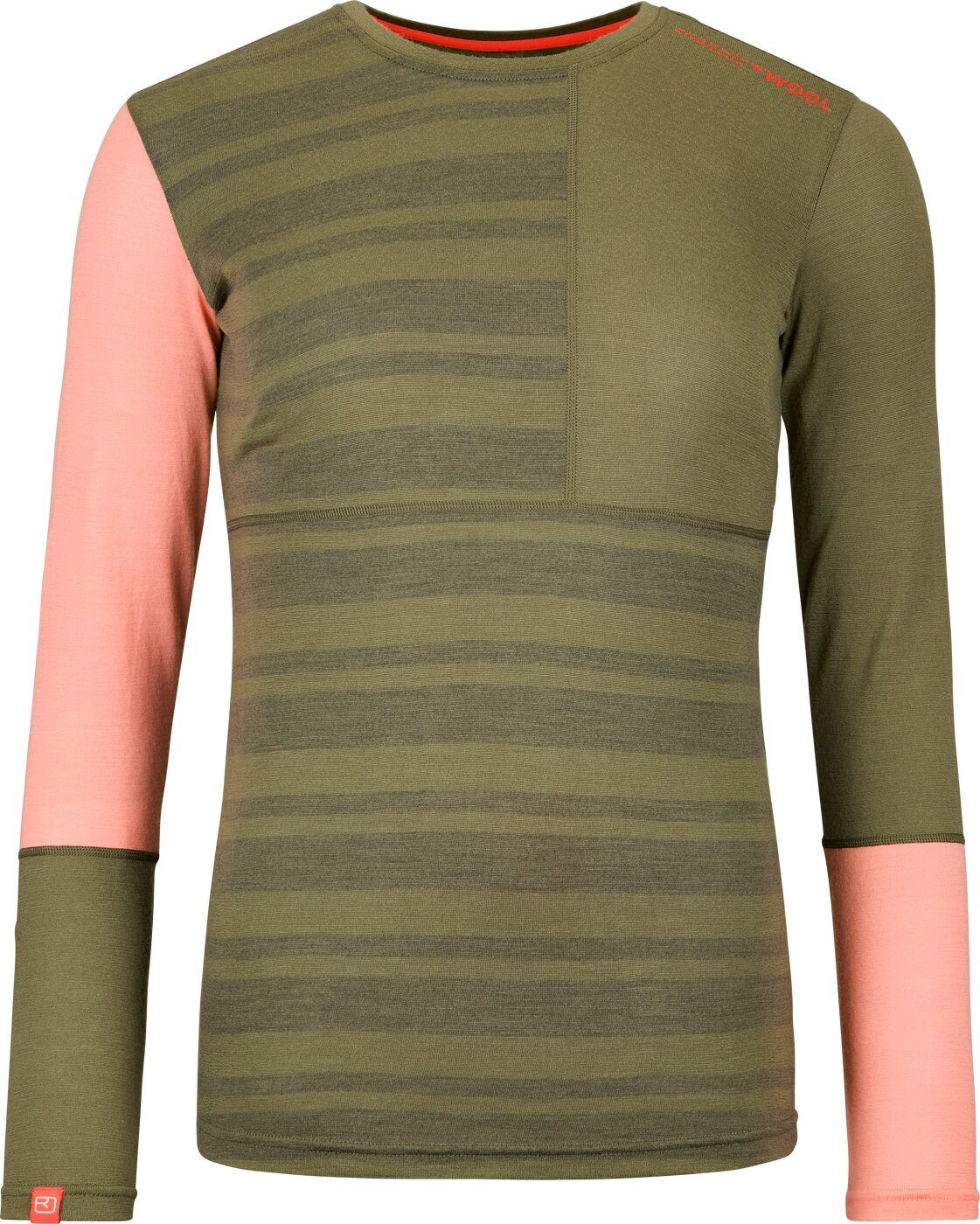 Ortovox Funktionsunterhemd 185 ROCK'N'WOOL LONG SLEEVE W wild herbs