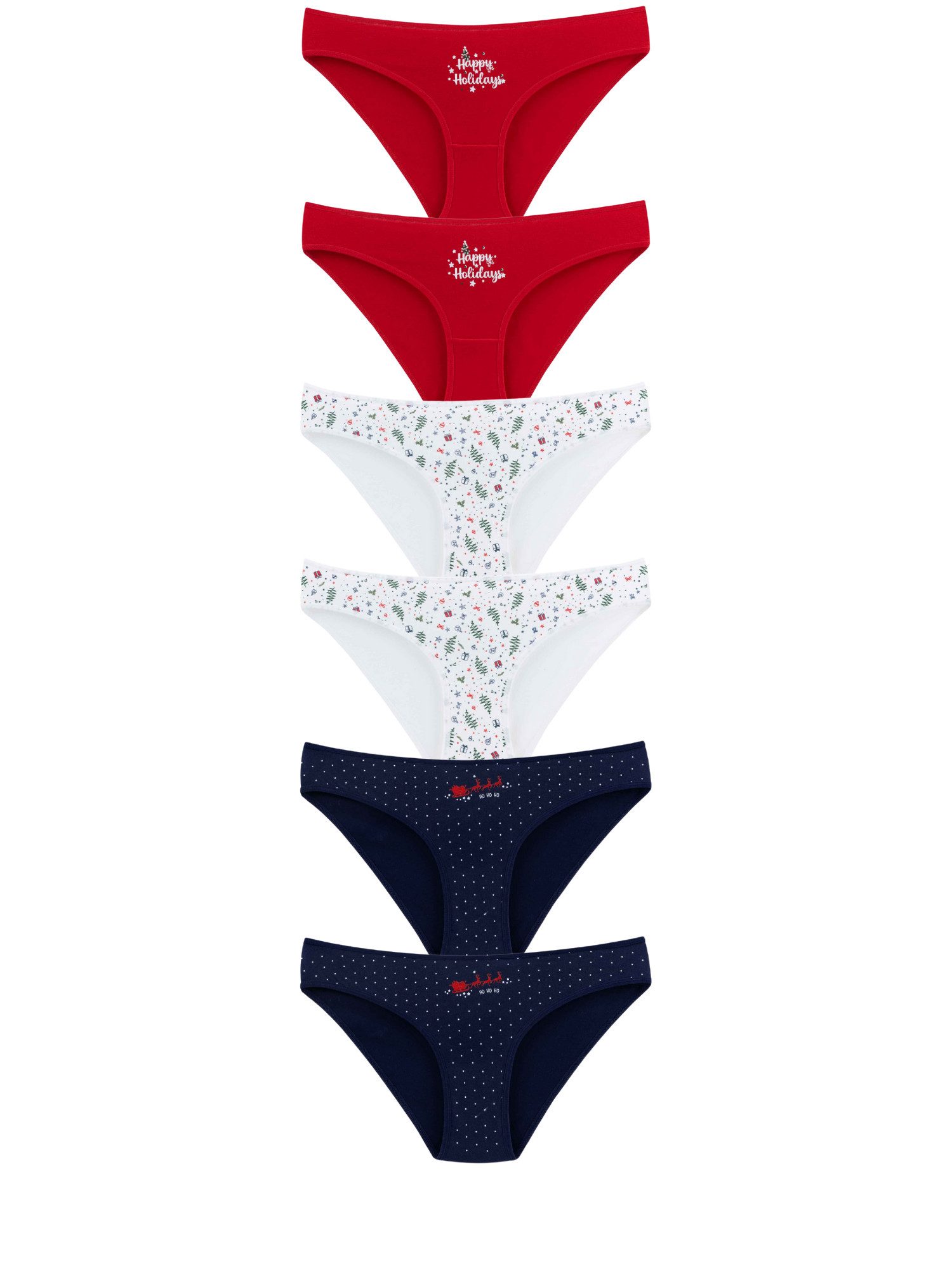 Dominant Funktionsunterhose Damenunterwäsche (Packung, 6-St) aus elastischer Baumwolle bequem atmungsaktiv, elastisch