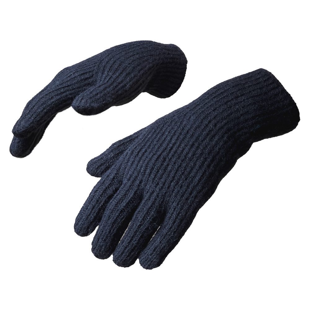 Hurtel Strickhandschuhe Smartphonehandschuhe Winterhandschuhe Fingerhandschuhe (Spar-Set, 1-St) Touchscreen-Aussparungen, Universalgröße