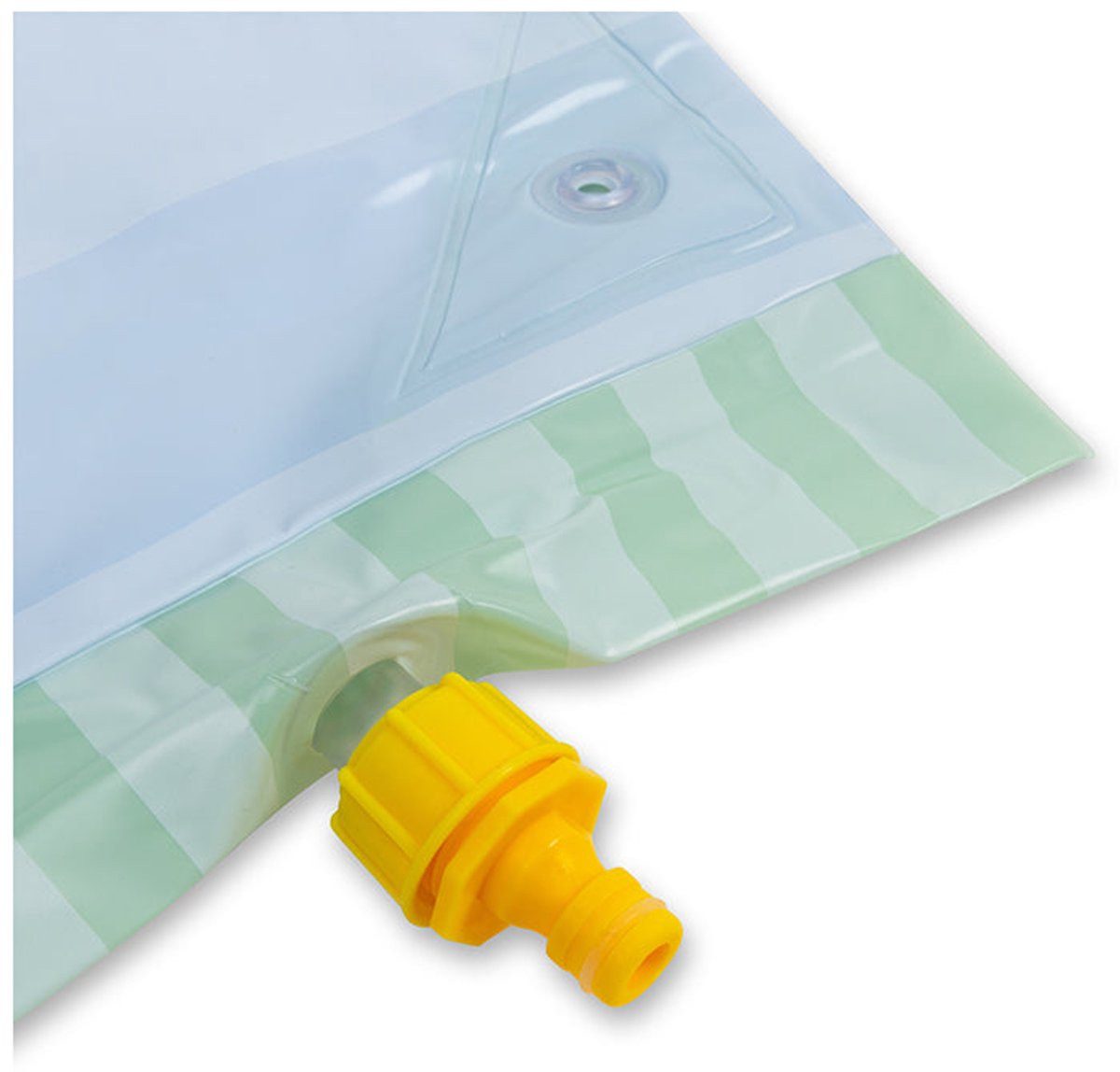Swim Essentials Wasserspielzeug Einzelne Wasserrutsche Krokodil Sprinkler 550 x 70 cm, 100% Durable 6P PVC 18PAHS