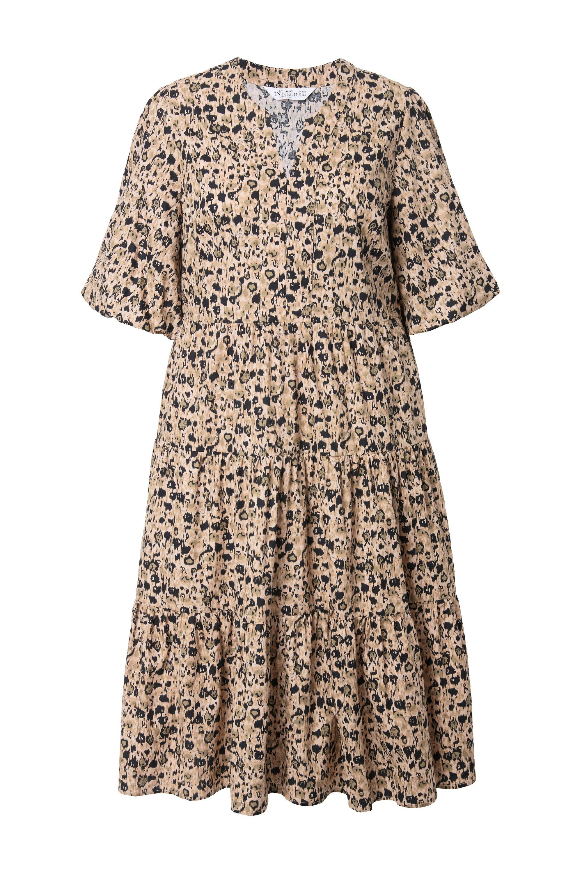 Studio Untold Midikleid Midikleid A-Linie Flowerprint günstig online kaufen