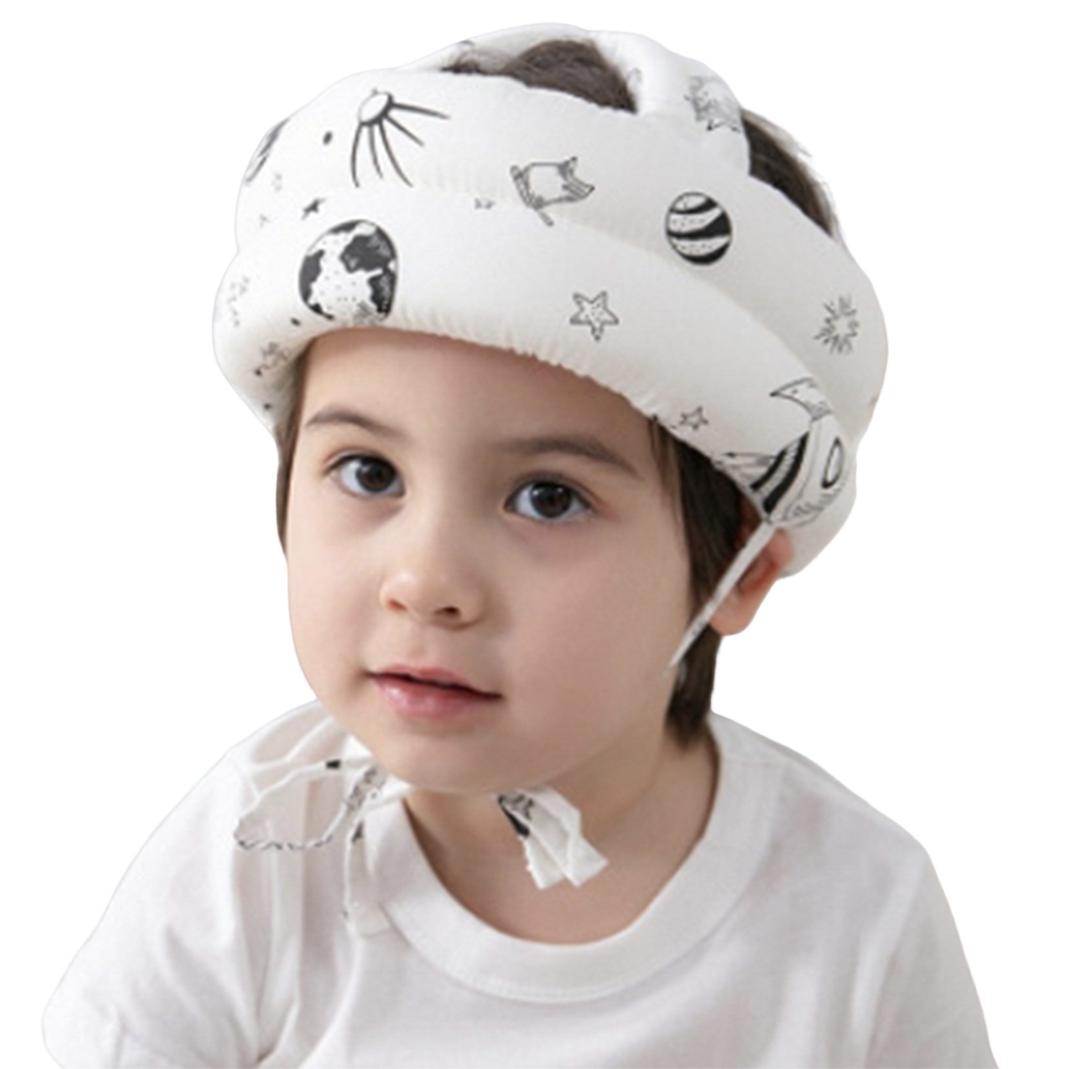 KINSI Kinderhelm Baby Kopfschutz Laufgürtel - Anti-Fall Helm mit Stoßdämpfendem Kissen, Für erste Gehversuche & Laufen lernen,Verstellbar,Weich & Atmungsaktiv