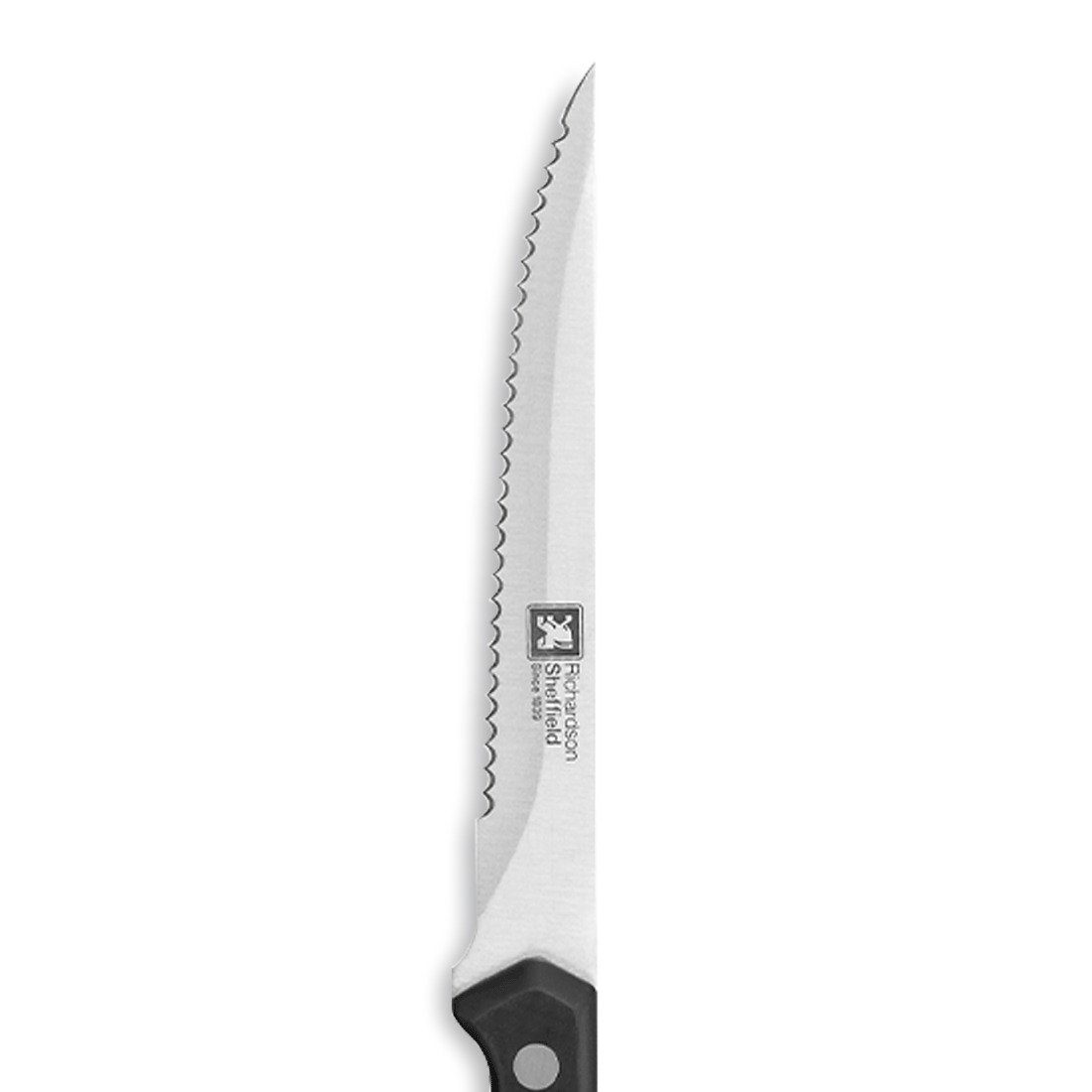 Richardson Sheffield Steakmesser CUCINA (6 Stück), schwarz, hochglanzpoliert