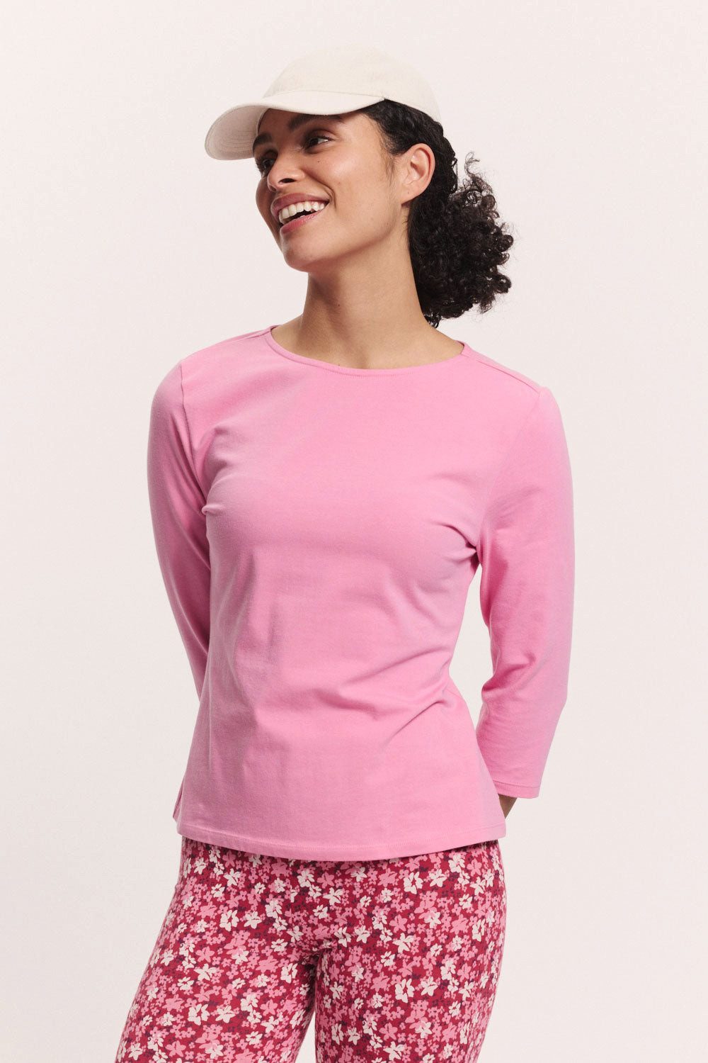 Tranquillo Longsleeve Jerseyshirt Jaadee 3/4 Arm aus Bio-Baumwolle GOTS-zertifizierte Bio-Baumwolle