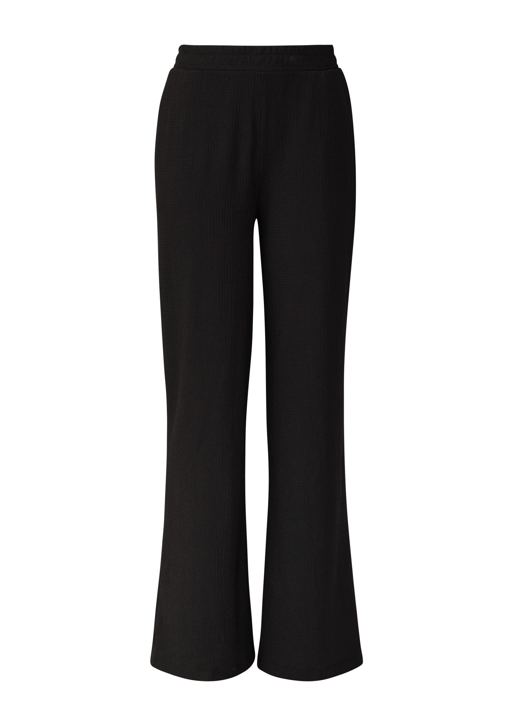 s.Oliver Chinos Hose Strukturierte Jerseyhose mit Elastikbund günstig online kaufen