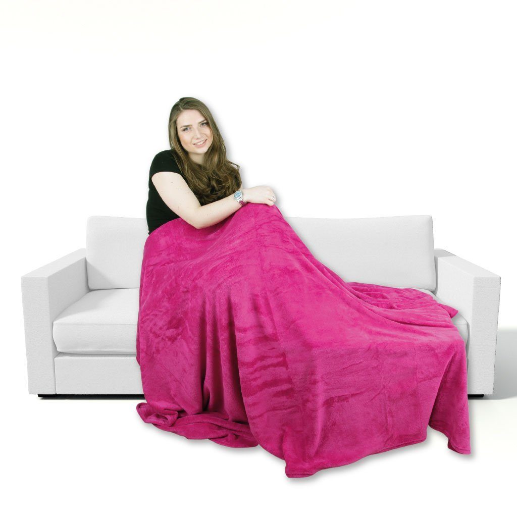 Wohndecke, Bestgoodies, Kuscheldecke Wohndecke, supersofte warme Flauschdecke