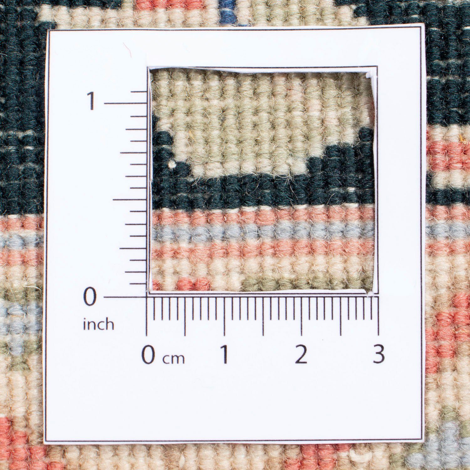 Höhe: Zertifikat Abadeh 10 Medaillon 202 Wollteppich Marrone cm, morgenland, mit rechteckig, Unikat x 303 mm,