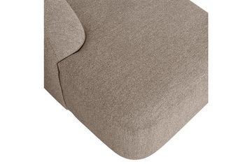 BePureHome Ecksofa U-Form Sofa Sloping - Chenille - Natur, freistellbar