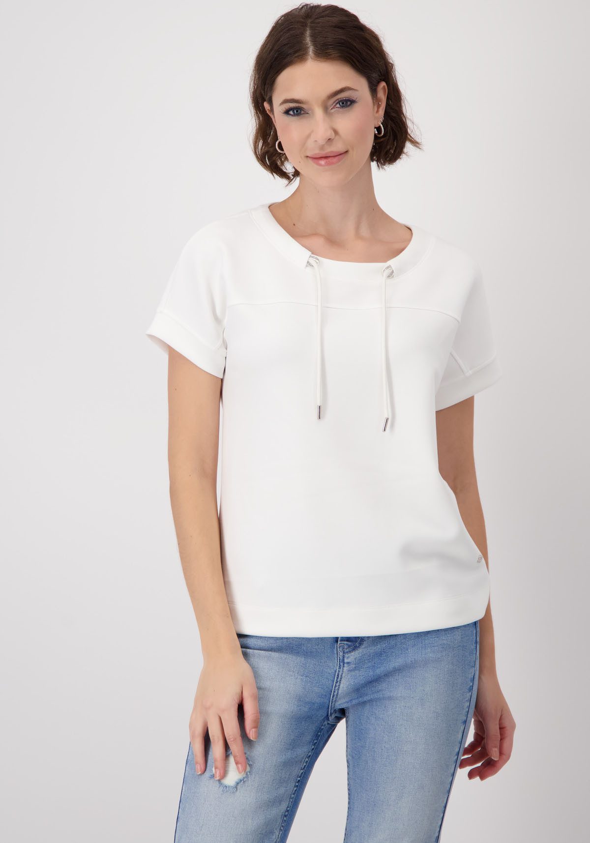 Monari Sweatshirt mit Kordeldurchzug günstig online kaufen