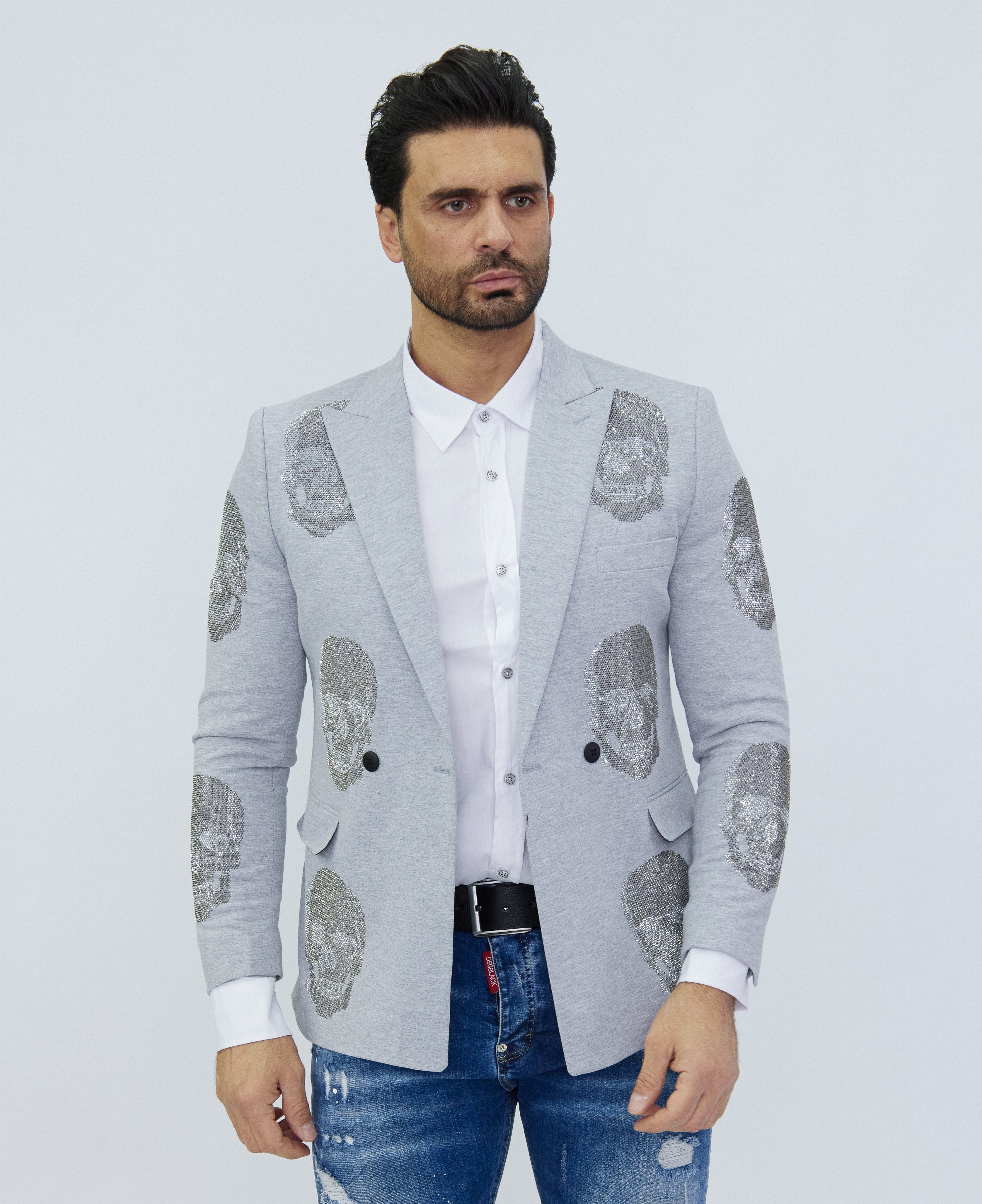 Denim Distriqt Sakko Elegantes Herren Strass günstig online kaufen