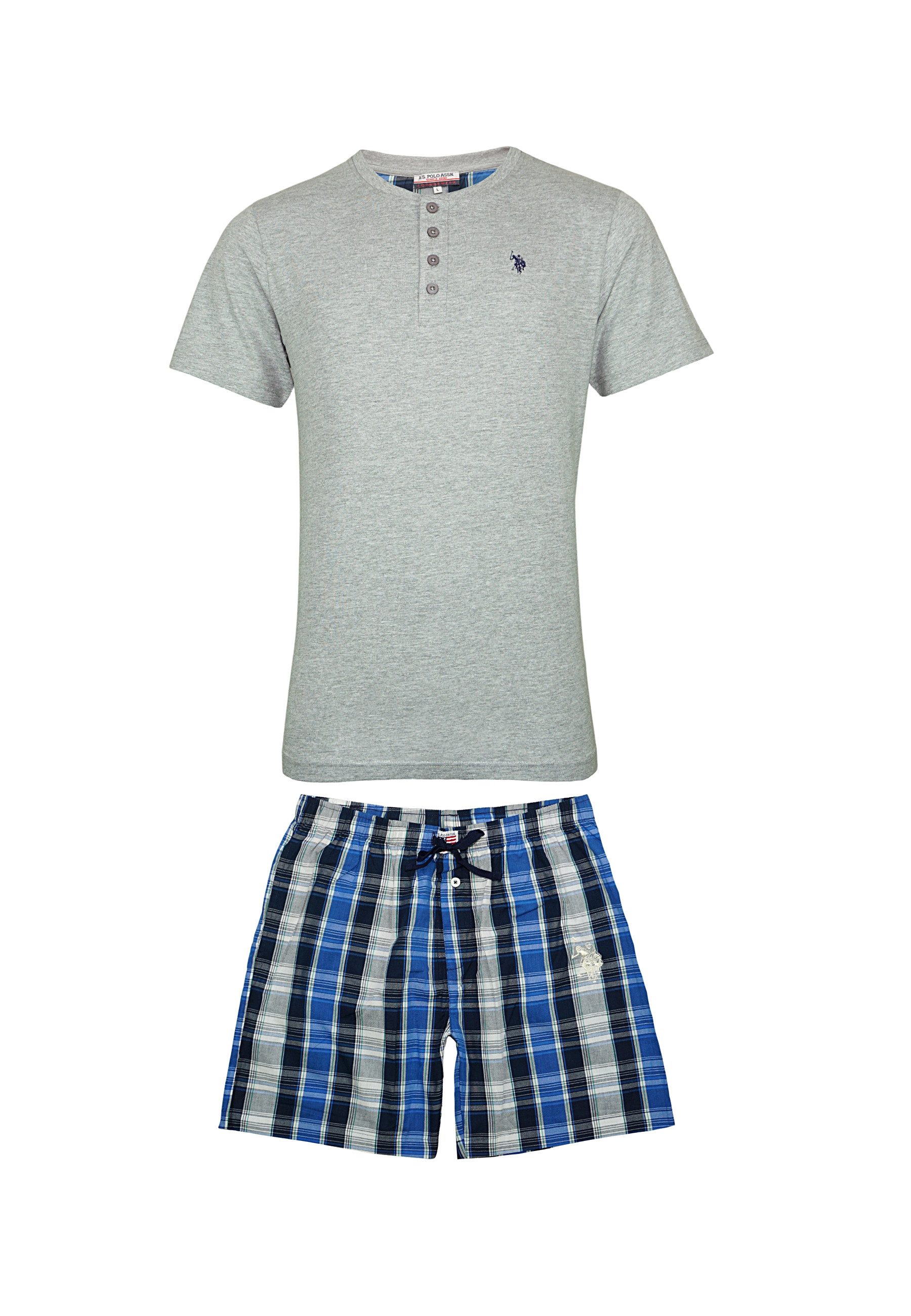 U.S. Polo Assn Pyjama Pyjama Set Shirt und Boxershort (1 tlg)