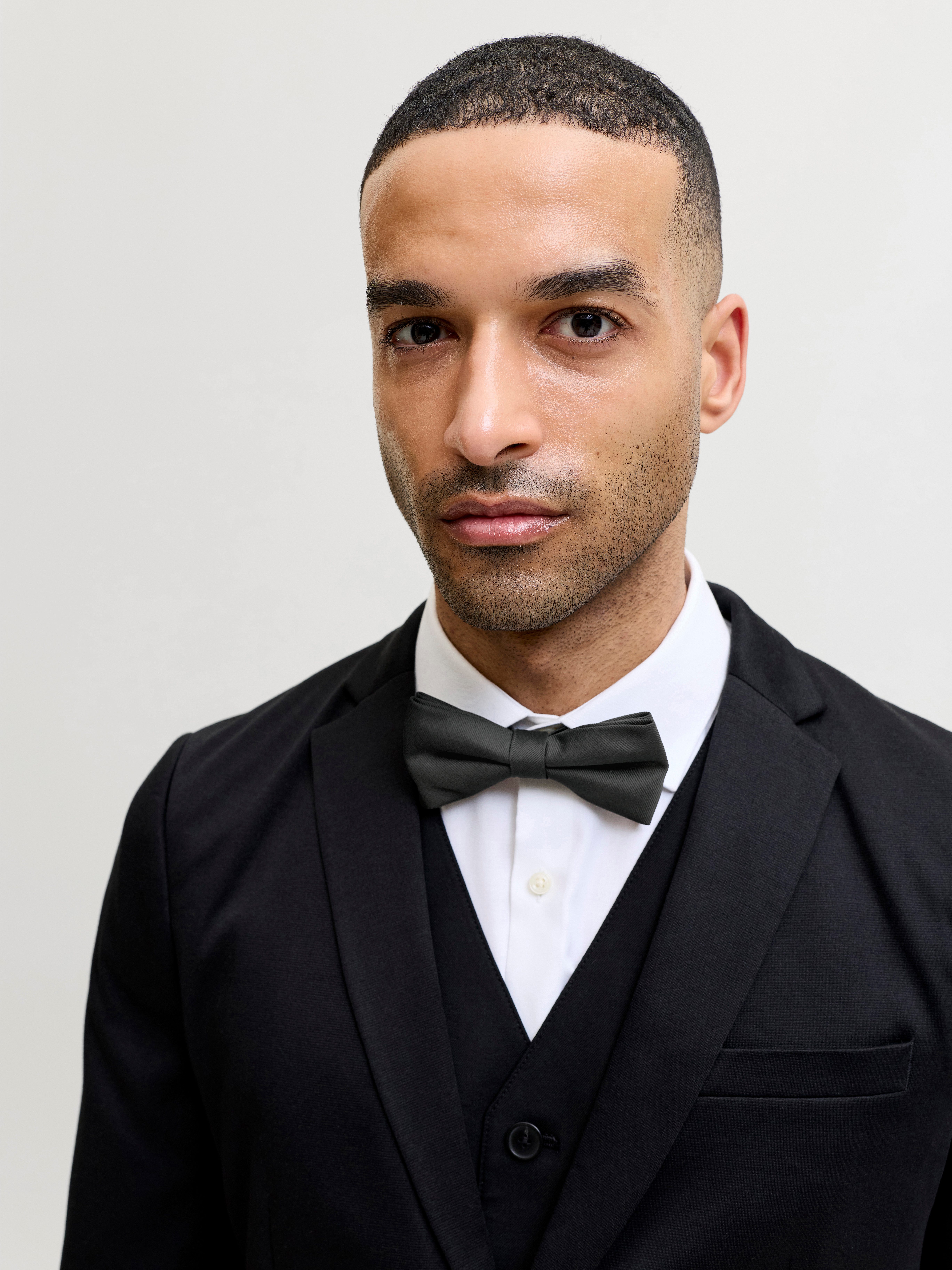 Jack & Jones Fliege JACSOLID STRUCTURED BOWTIE SN Kunstfaser