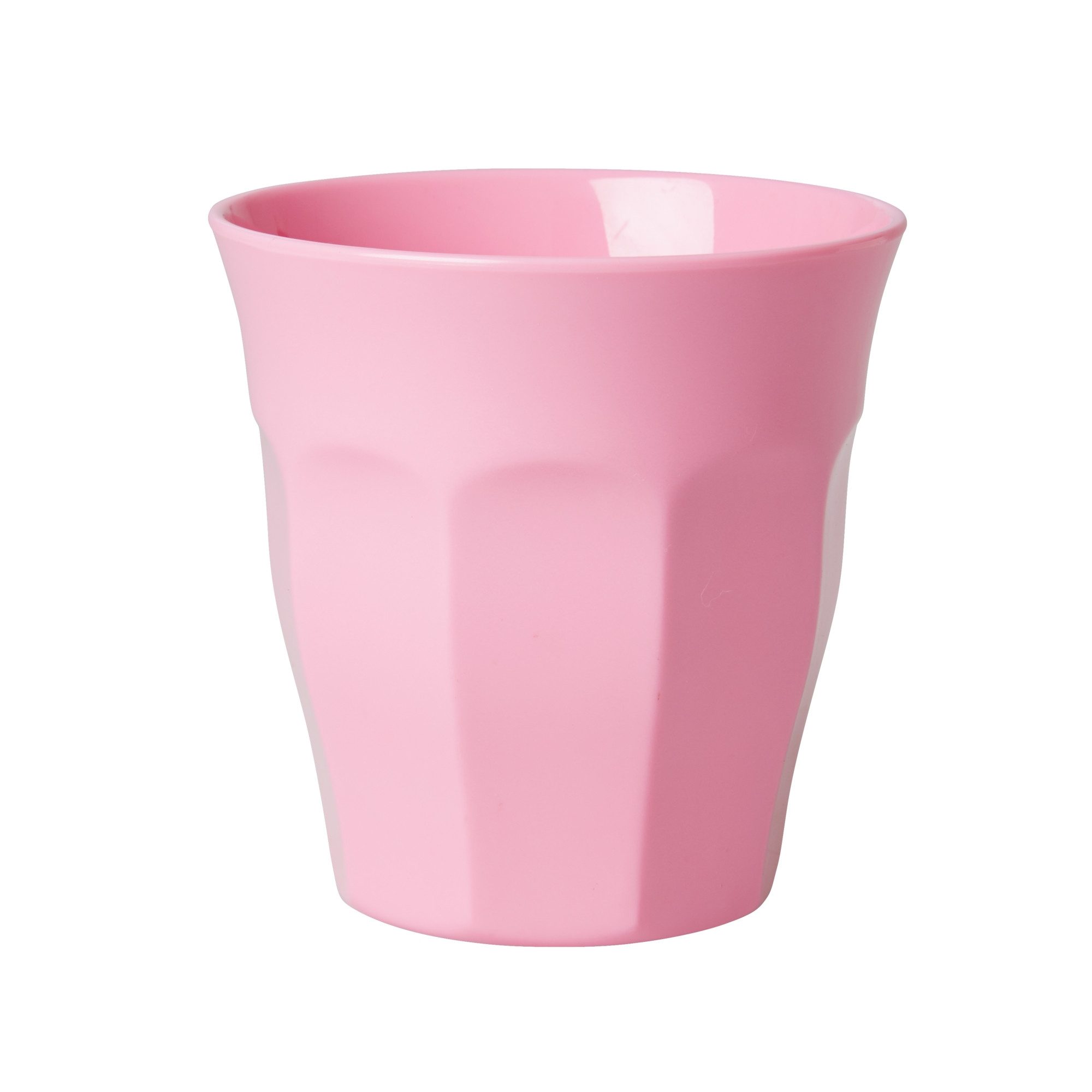 RICE A/S Becher Rice Trinkbecher Melaminbecher Dark Pink Medium