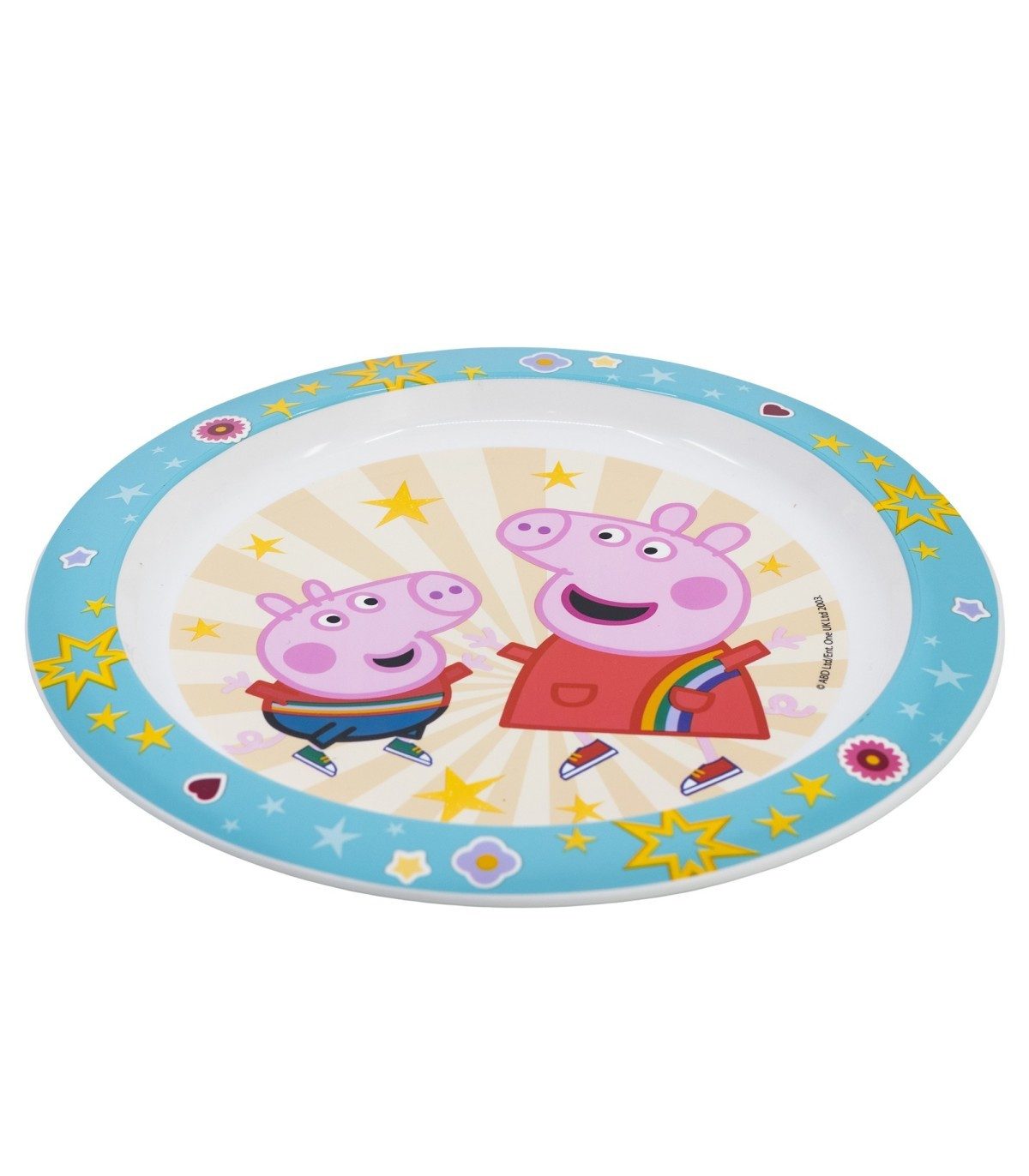 Peppa Pig Brotteller Kinder Teller Mikrowellengeeignet für zu Hause