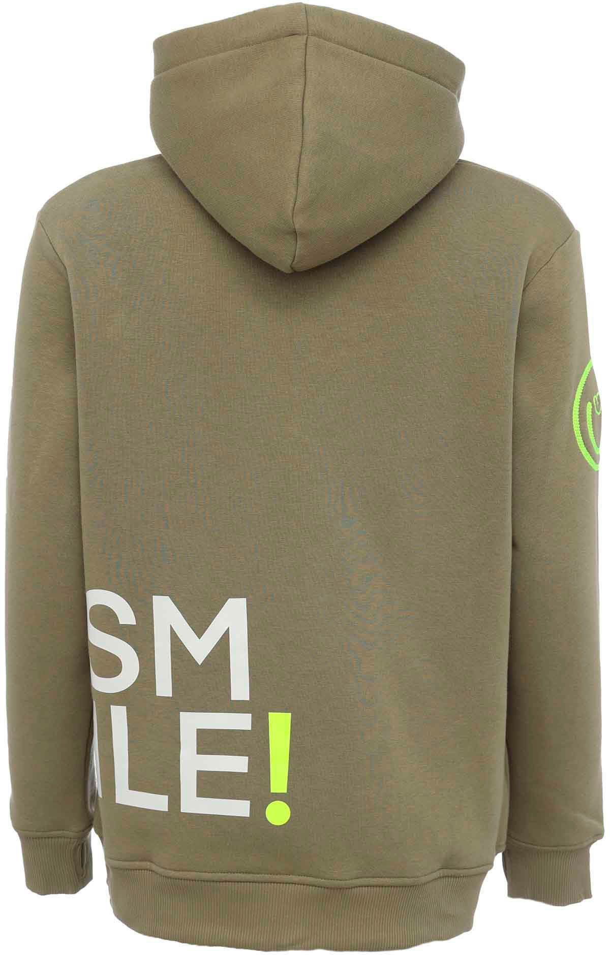 Zwillingsherz Hoodie "Alissa" Langarm, Kapuze, Neon-Details, Kordelzug, Frontprint, Kängurutasche – Bild 4 von 5