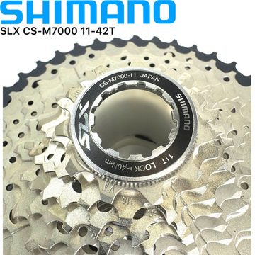 Shimano Fahrradkurbel Shimano SLX CS-M7000 Fahrrad MTB Ebike Kassette 11-fach (11-42 Z)