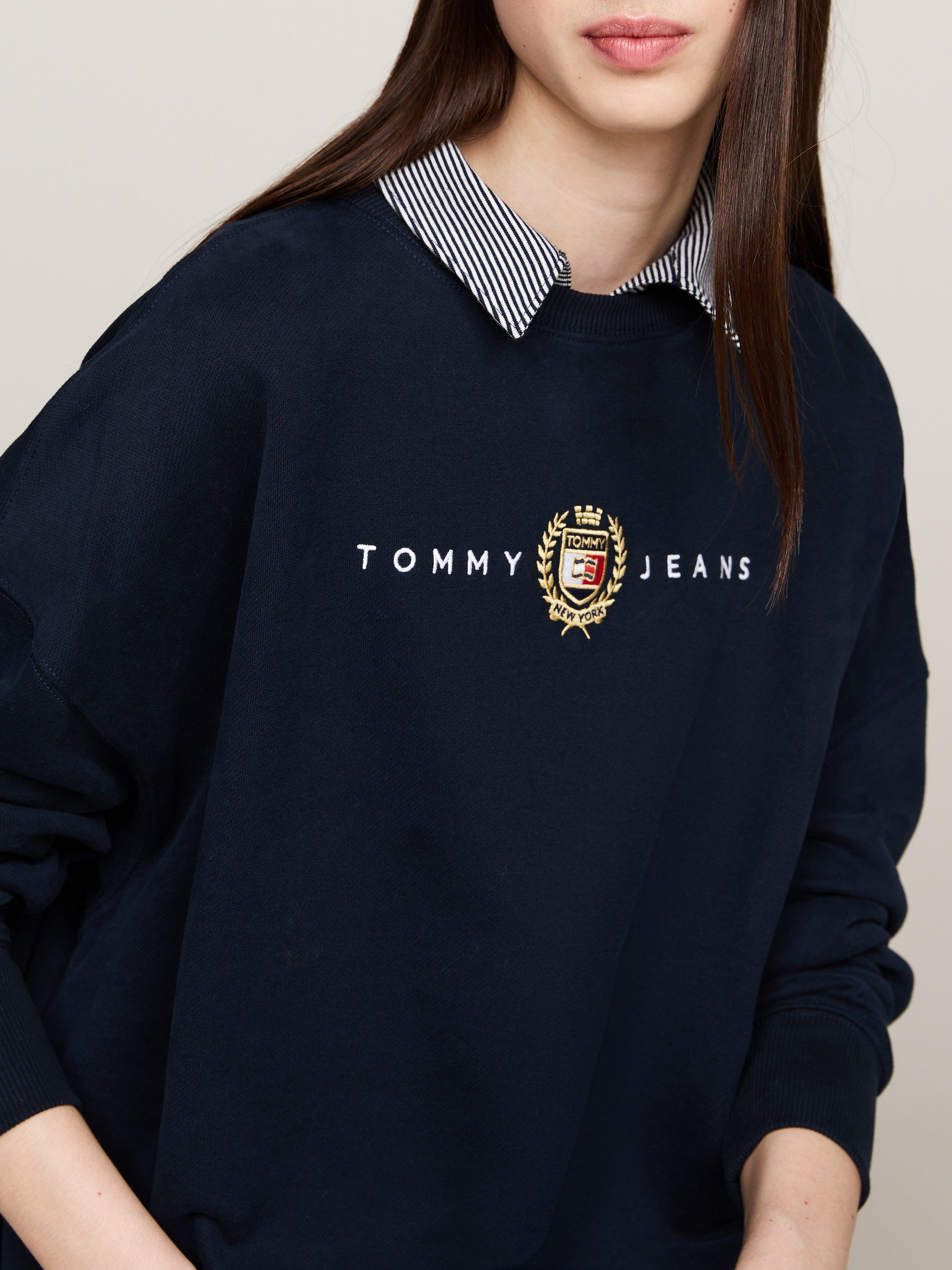 Tommy Jeans Jerseykleid TJW CREST LINEAR günstig online kaufen