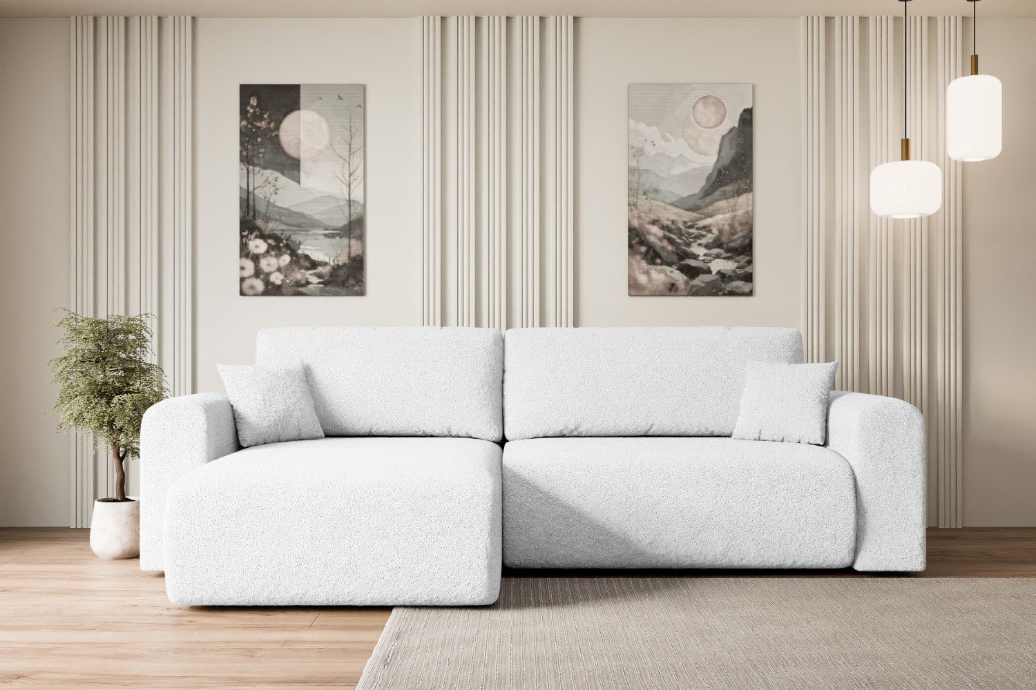 ALTDECOR Ecksofa ORRO-L, Couch mit Schlaffunktion, günstig online kaufen