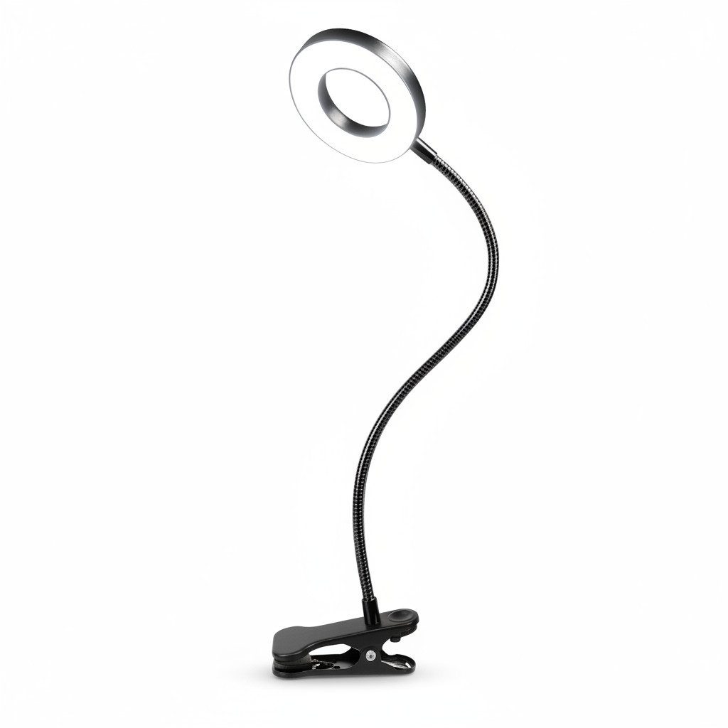 kowdom LED Leselampe LED Leselampe Klemme dimmbar USB, Schwanenhals, 3 Lichtfarben, LED (48 Stück, fest integriert), Warmweiß, Neutralweiß, Kaltweiß