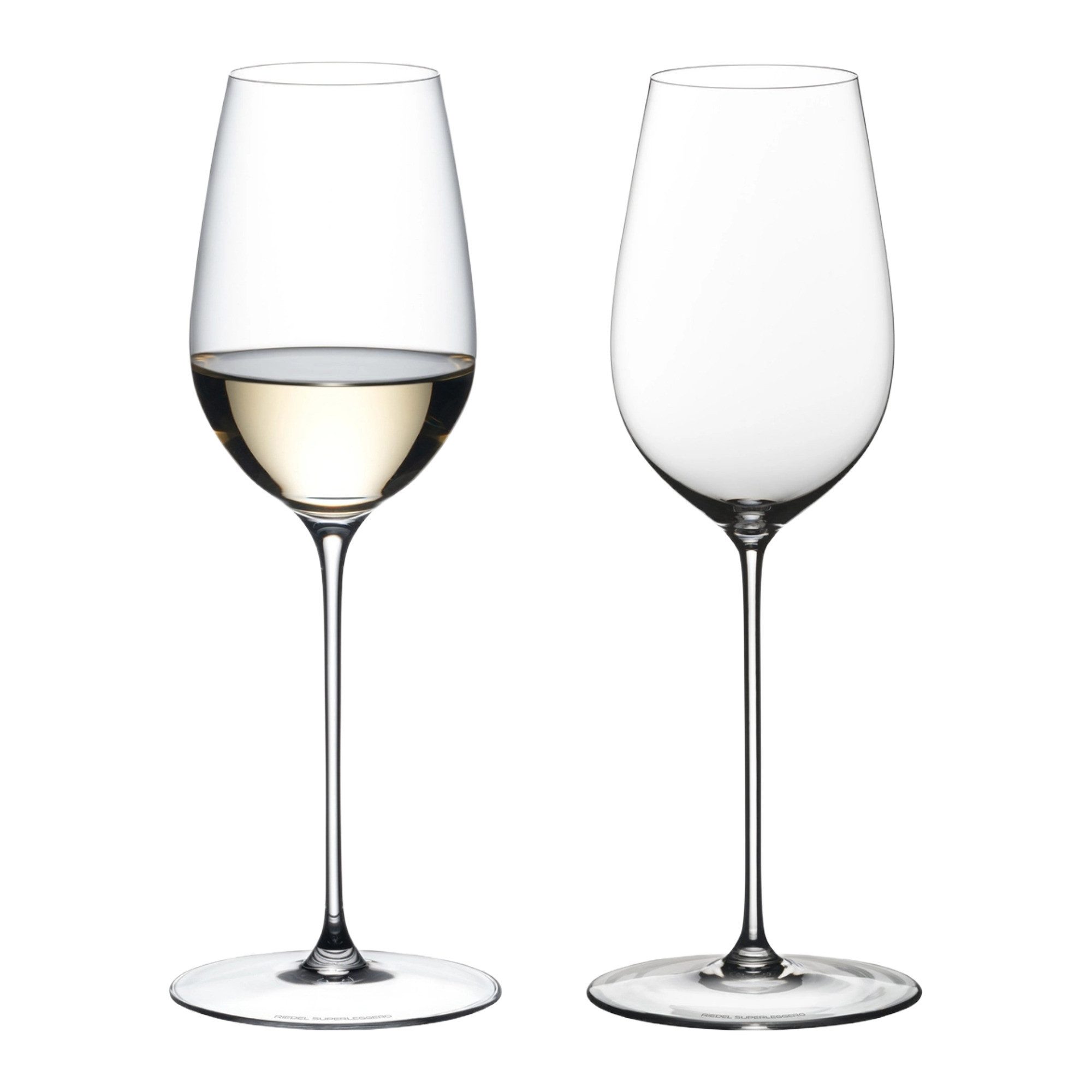 RIEDEL THE WINE GLASS COMPANY Weißweinglas Riedel Weinglas Superleggero Riesling Vorteilset, Kristallglas