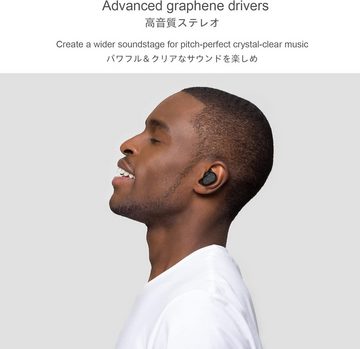 Eono Kabellos Bluetooth Sport Ohrhörer für Arbeit, Home Office In-Ear-Kopfhörer (Tiefer Bass, der den Beat wirklich spürbar macht., mit klarem Klang, IPX7 wasserfest, USB-C-Ladung)