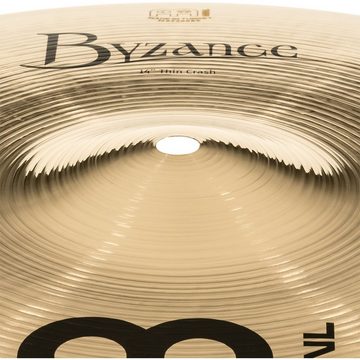 Meinl Percussion Becken, Byzance Thin Crash 14" B14TC-B, Brilliant - Crash Becken