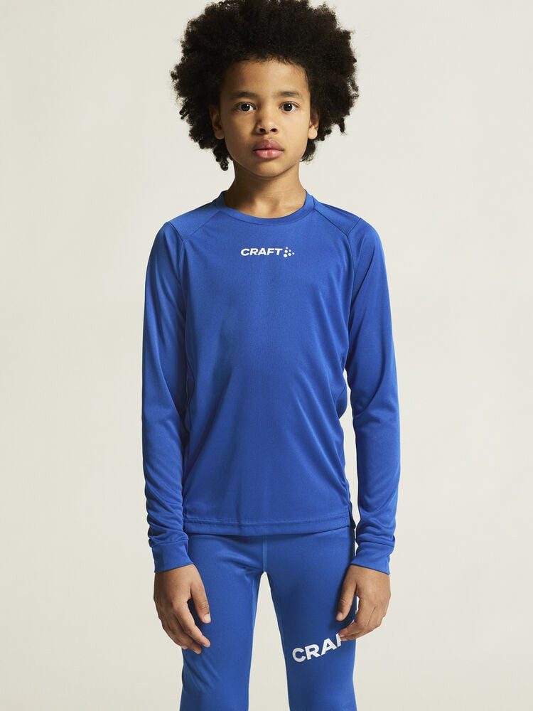 Langarmshirt Rush 2.0 Tee (leicht, funktionell) kobaltblau Kinder
