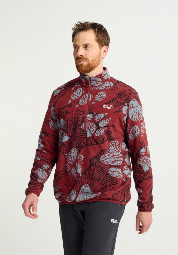 Jack Wolfskin Stehkragenpullover PAW ERA 100 PRINT HZ M