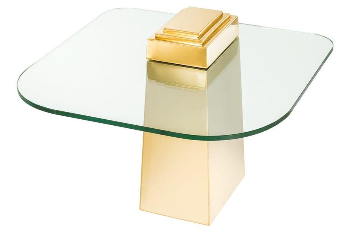 Casa Padrino Gold Beistelltisch cm Qualität x x Luxus 65 H. Beistelltisch 51 - 65 Luxus