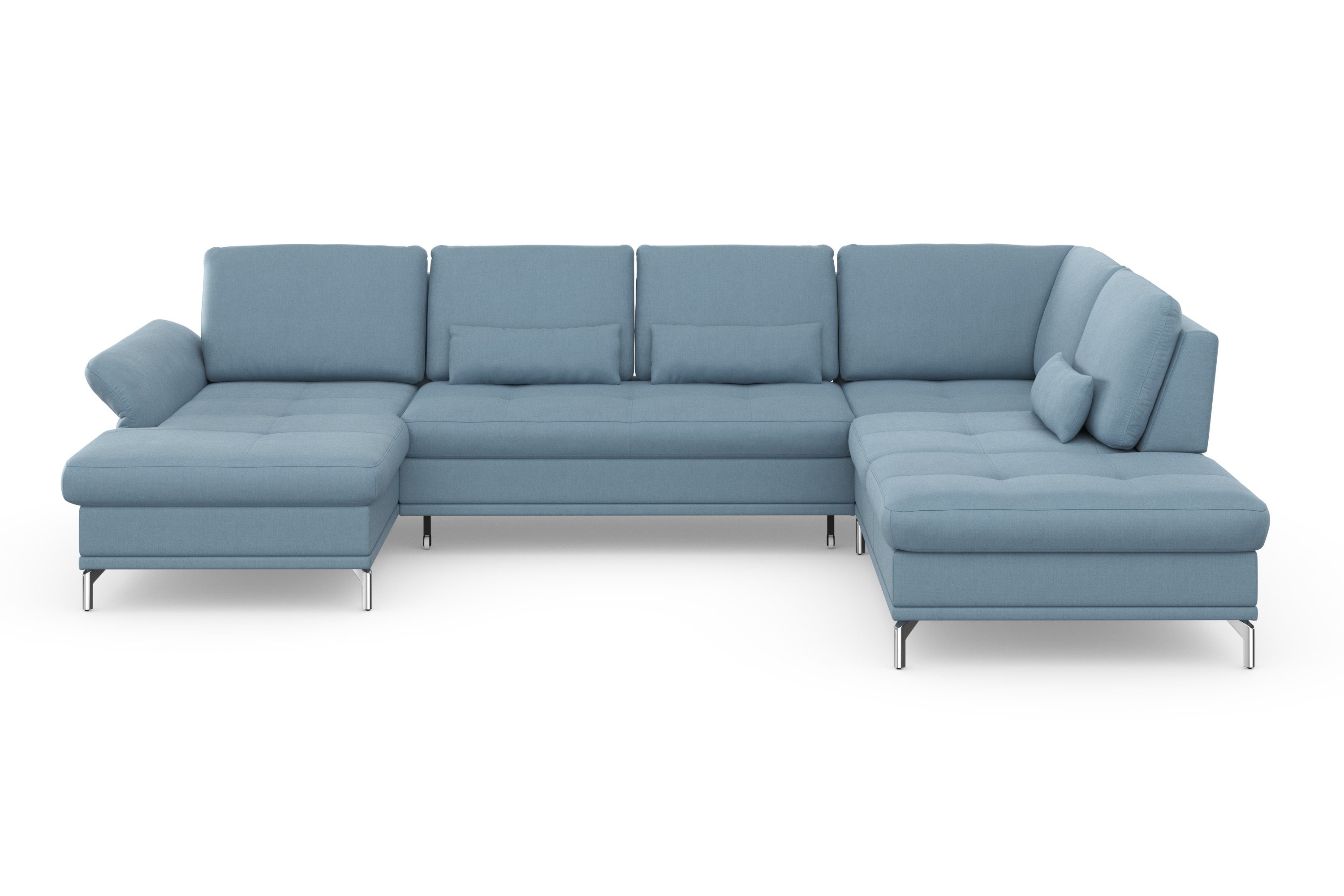 INOSIGN Wohnlandschaft "Palm Beach U-Form" Federkern, mit Sitztiefenverstel günstig online kaufen